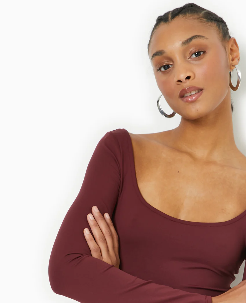 Pimkie Top manches longues encolure danseuse