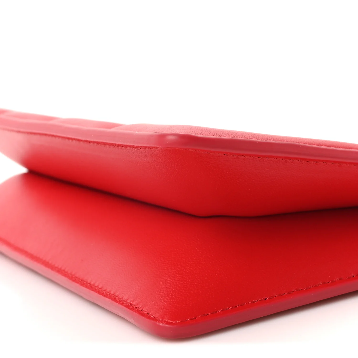 Calfskin Slash Pouch Welsh Red - Top Club