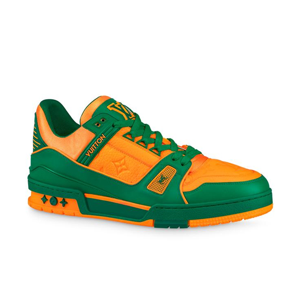 LV Shoes Replica TRAINER VIRGIL ABLOH SNEAKERS IN GREEN – LVS049 - Sneaker Replica Workshop