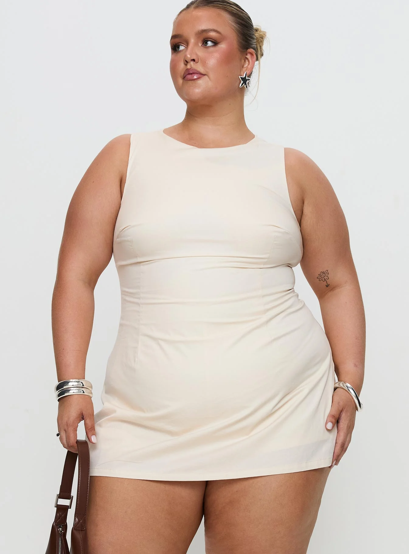 Yumiko Romper Cream Curve