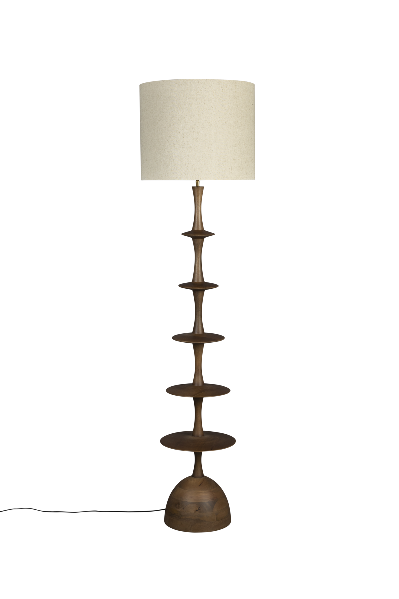 Vloerlamp CATH walnoot