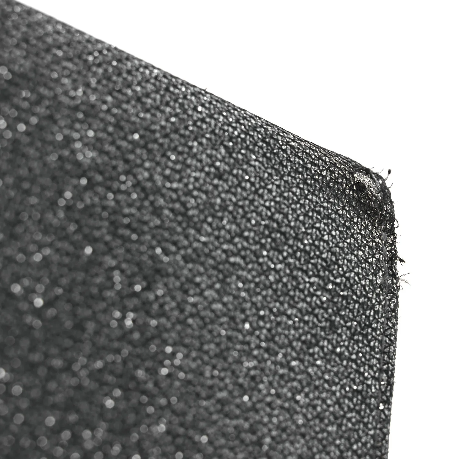 Glitter Fabric Erica Chain Clutch  Anthracite - Top Club