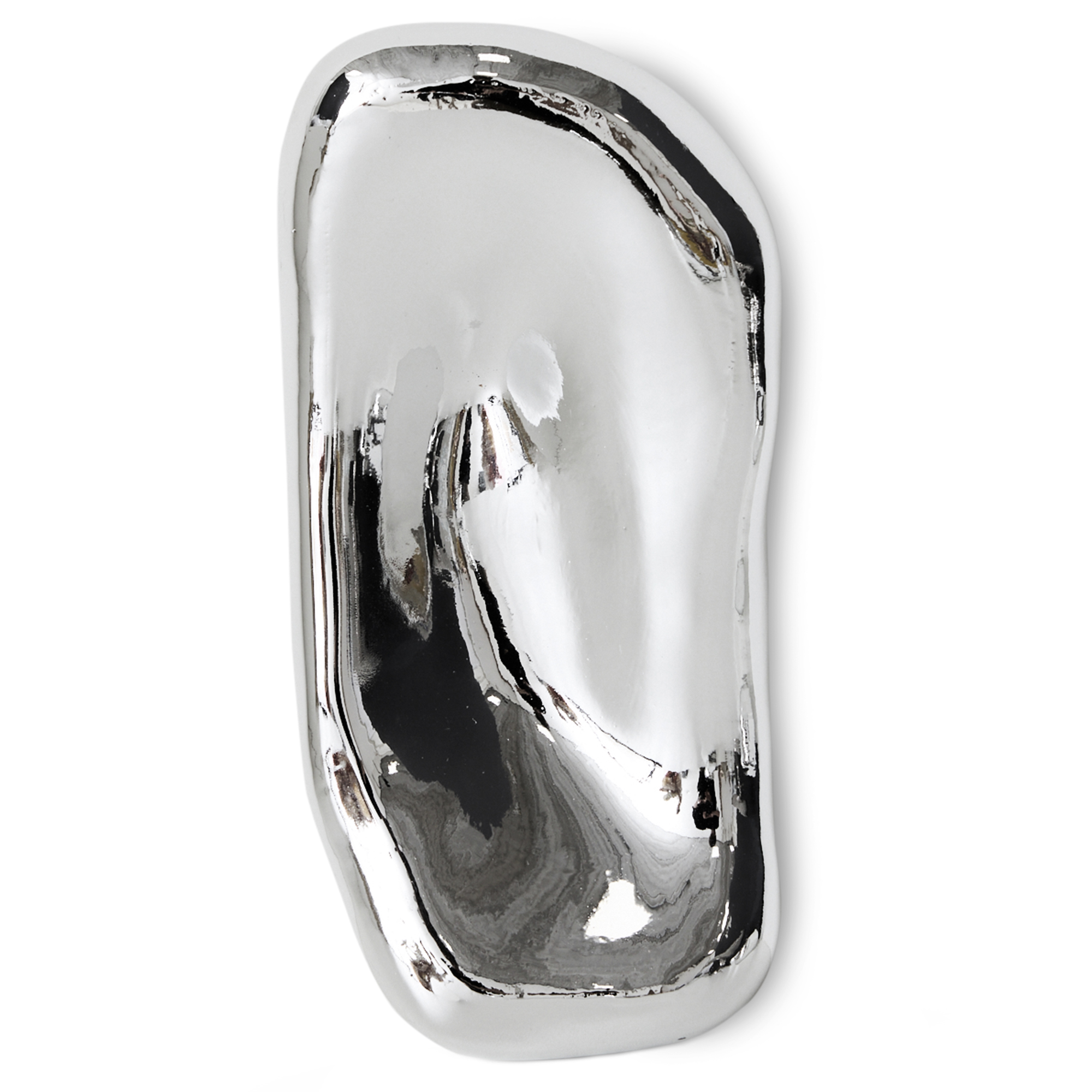 Sculptuur glass chrome no. 1
