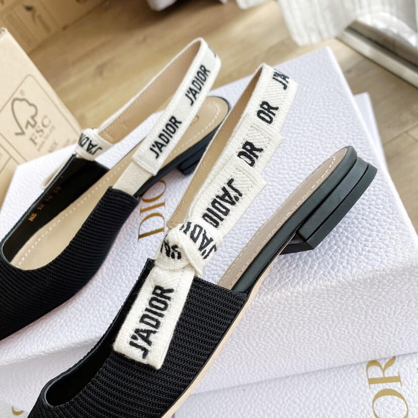 J Adior Slingback Flat - Top Club