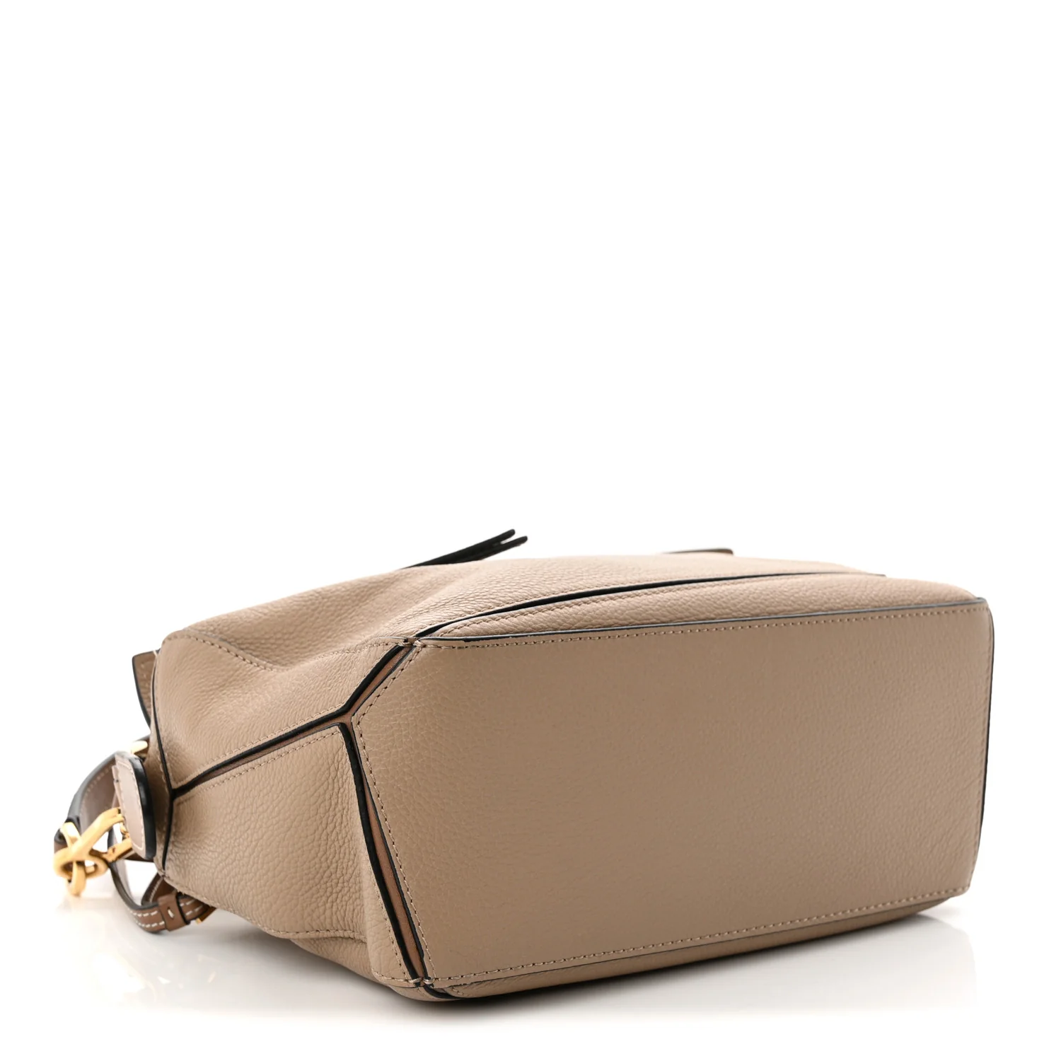 Grained Calfskin Small Puzzle Bag Sand Mink - Top Club