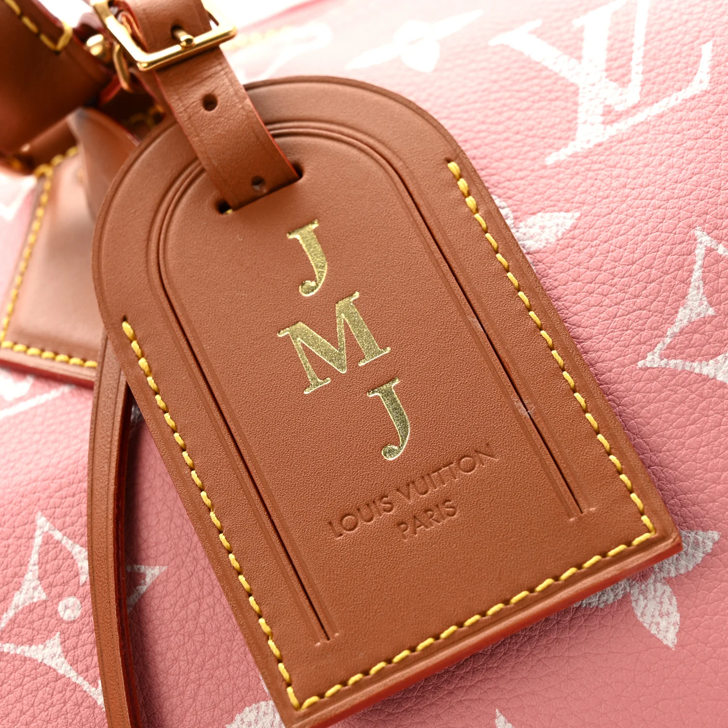 Calfskin Monogram Speedy P9 Bandouliere 40 Pink Sakura - Top Club