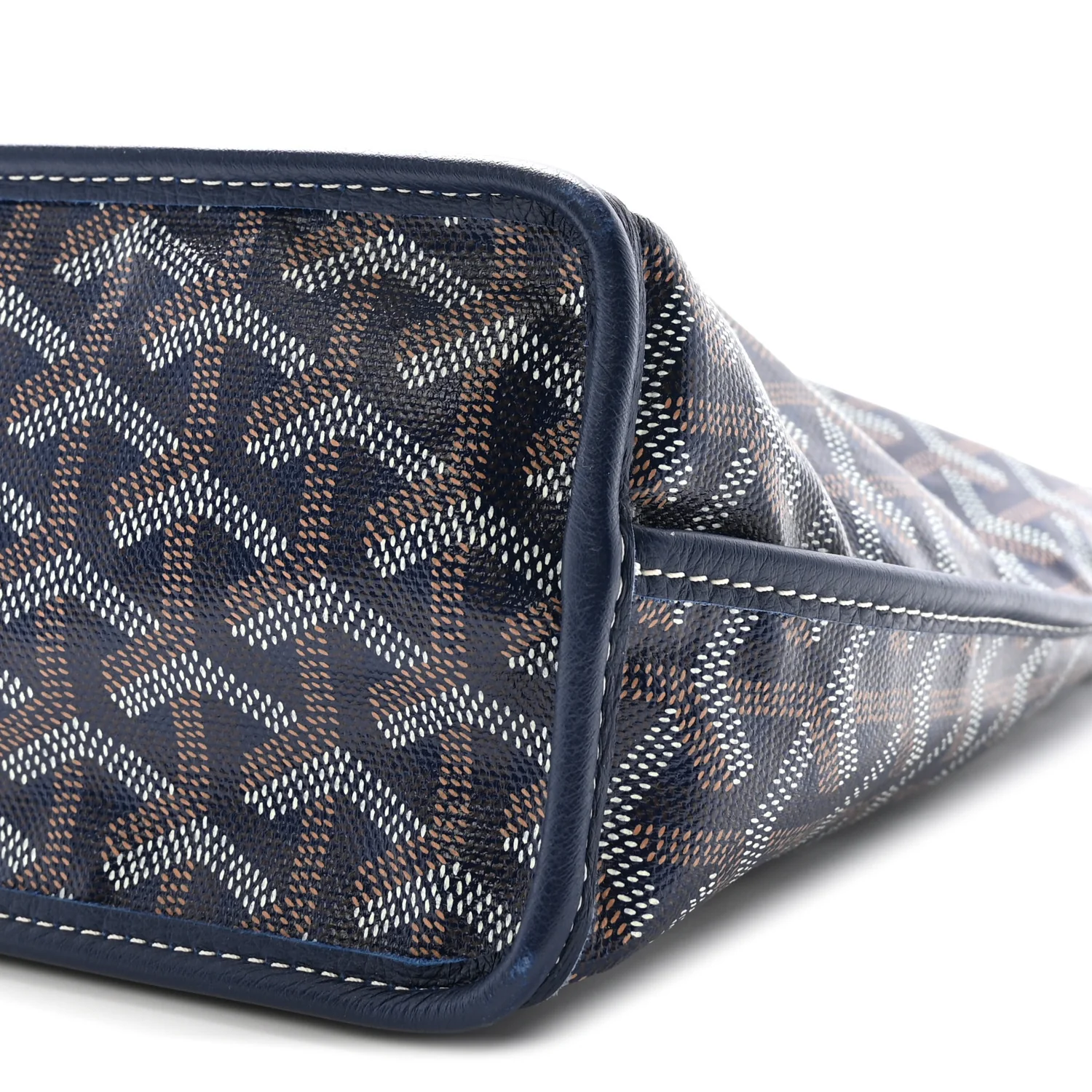 Goyardine Reversible Mini Anjou Navy - Top Club