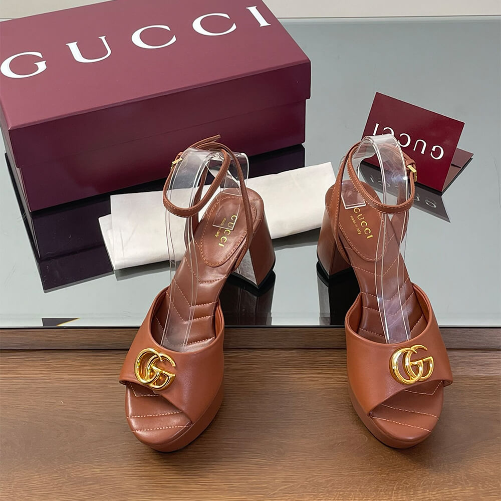 GUCCI Women s platform sandal with Double G - Top Club