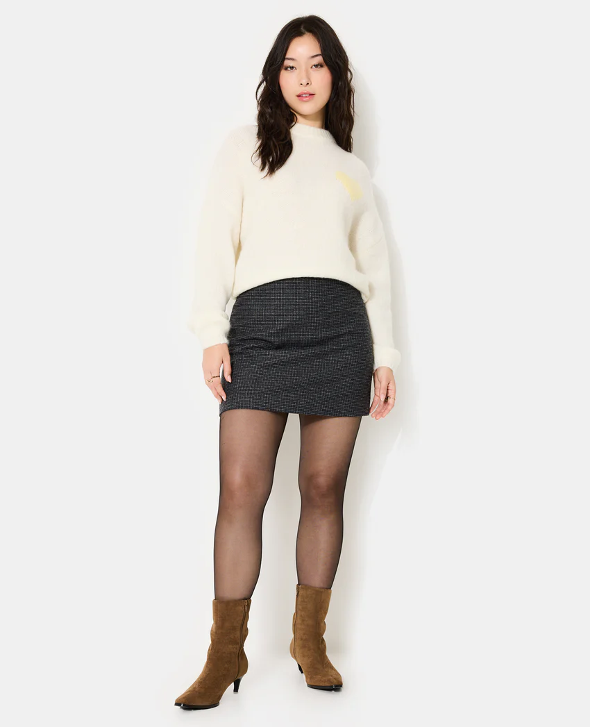 Pimkie Pull contenant mohair et laine avec cœur