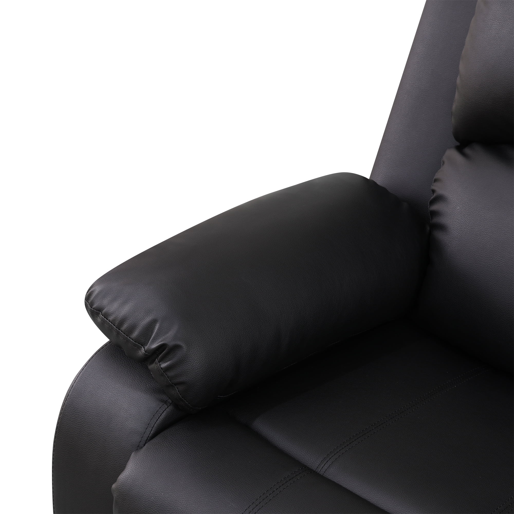 Aukfa 3 - Piece Recliner Sofa Set, 6 Seat Sectional Couch with Cup Holders&Storage Console, Gray