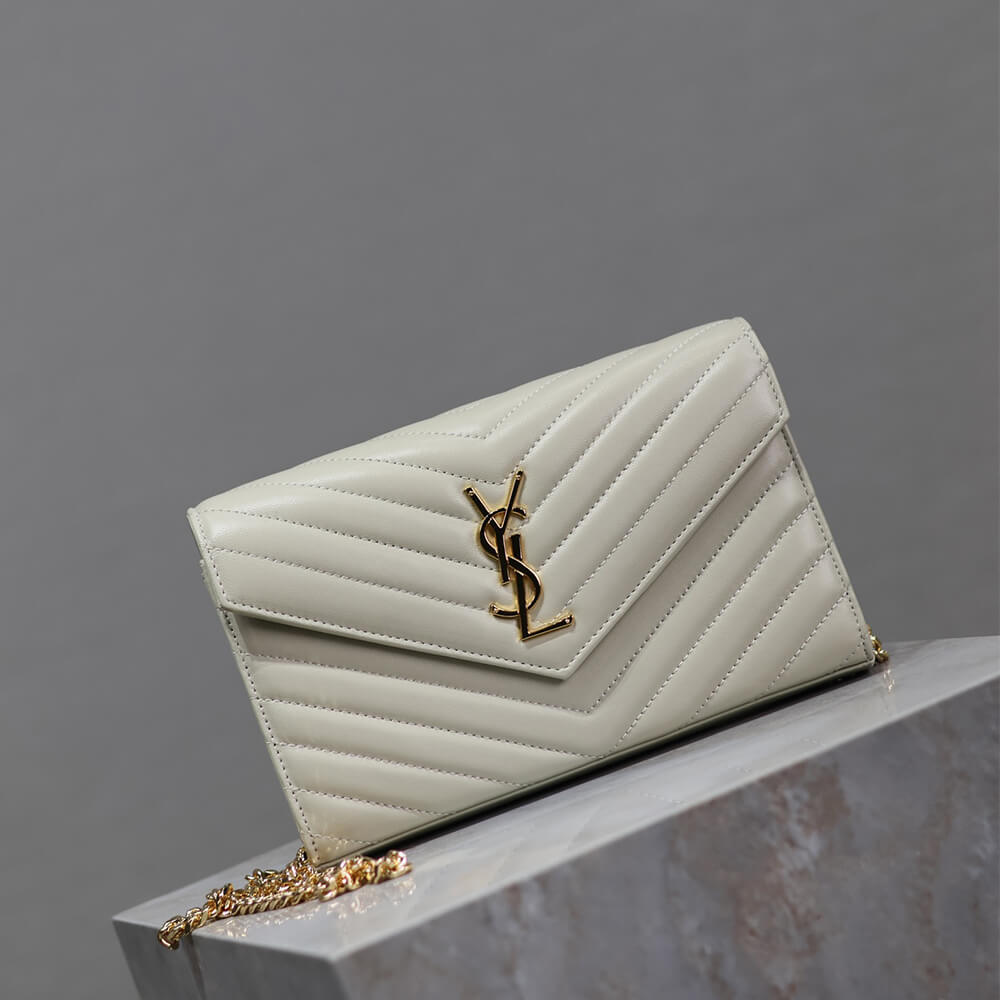 YSL cassandre chain wallet in lambskin - Top Club
