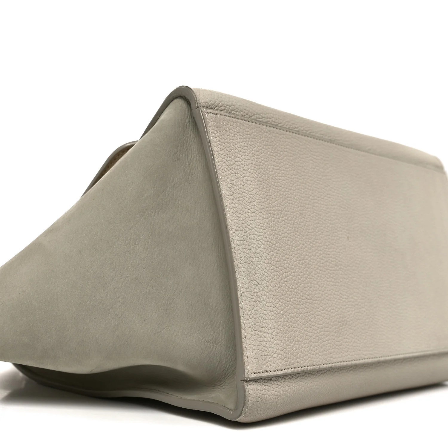 Spazzolato Calfskin Nubuck Small Trapeze Quartz - Top Club