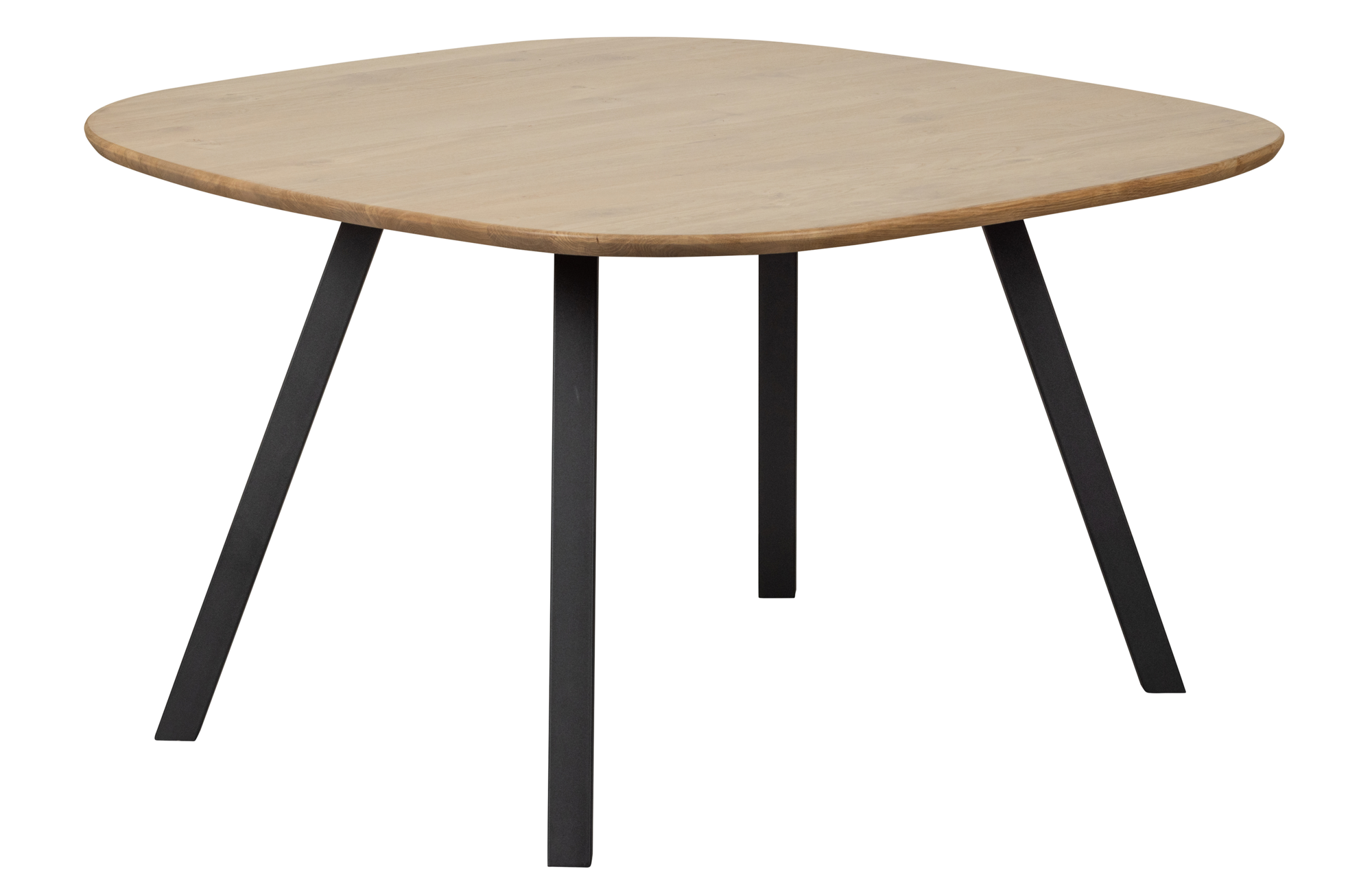 Eettafel Tablo Organische Eiken (fsc) - 2-stand poot zwart