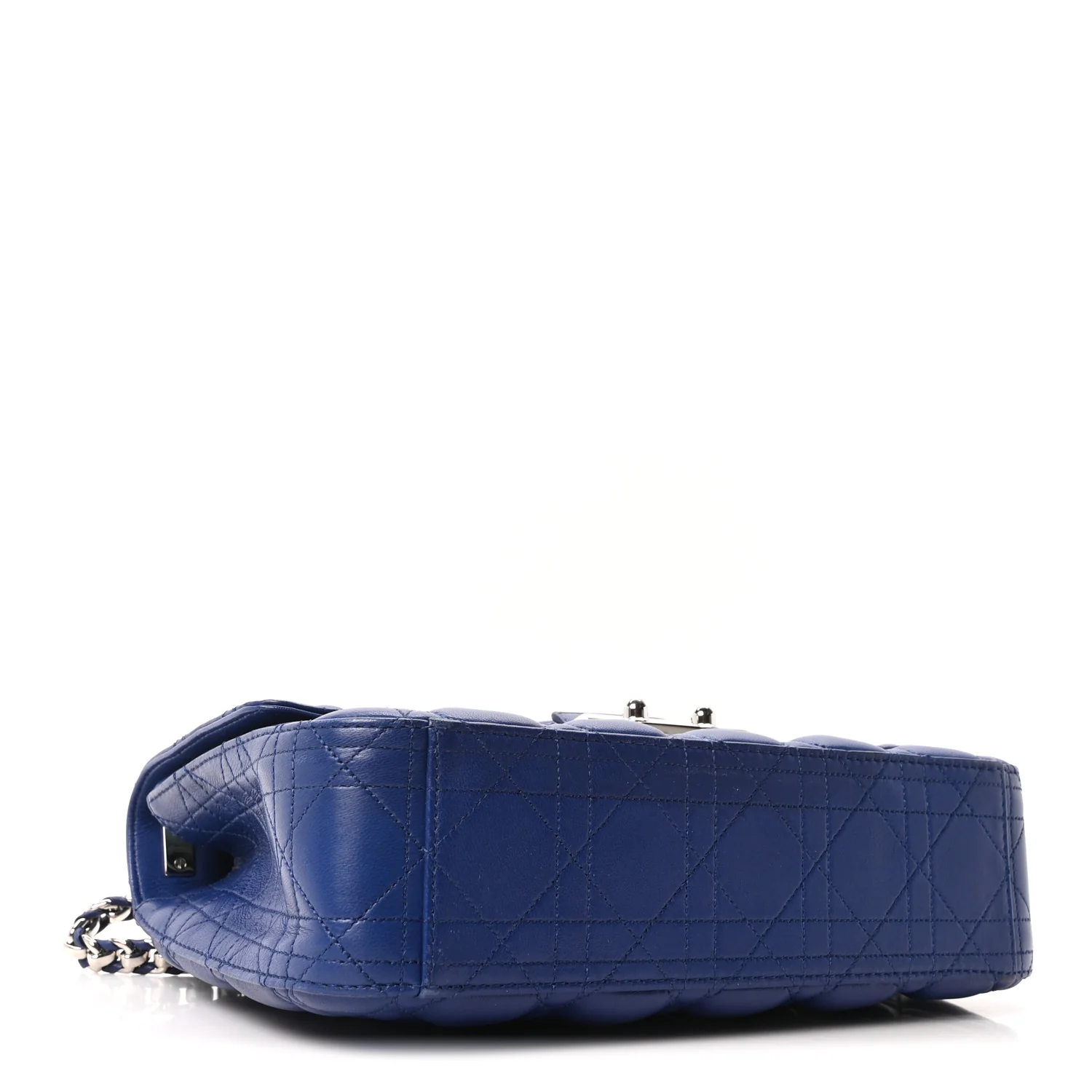 Lambskin Cannage Medium Miss Dior Flap Blue - Top Club