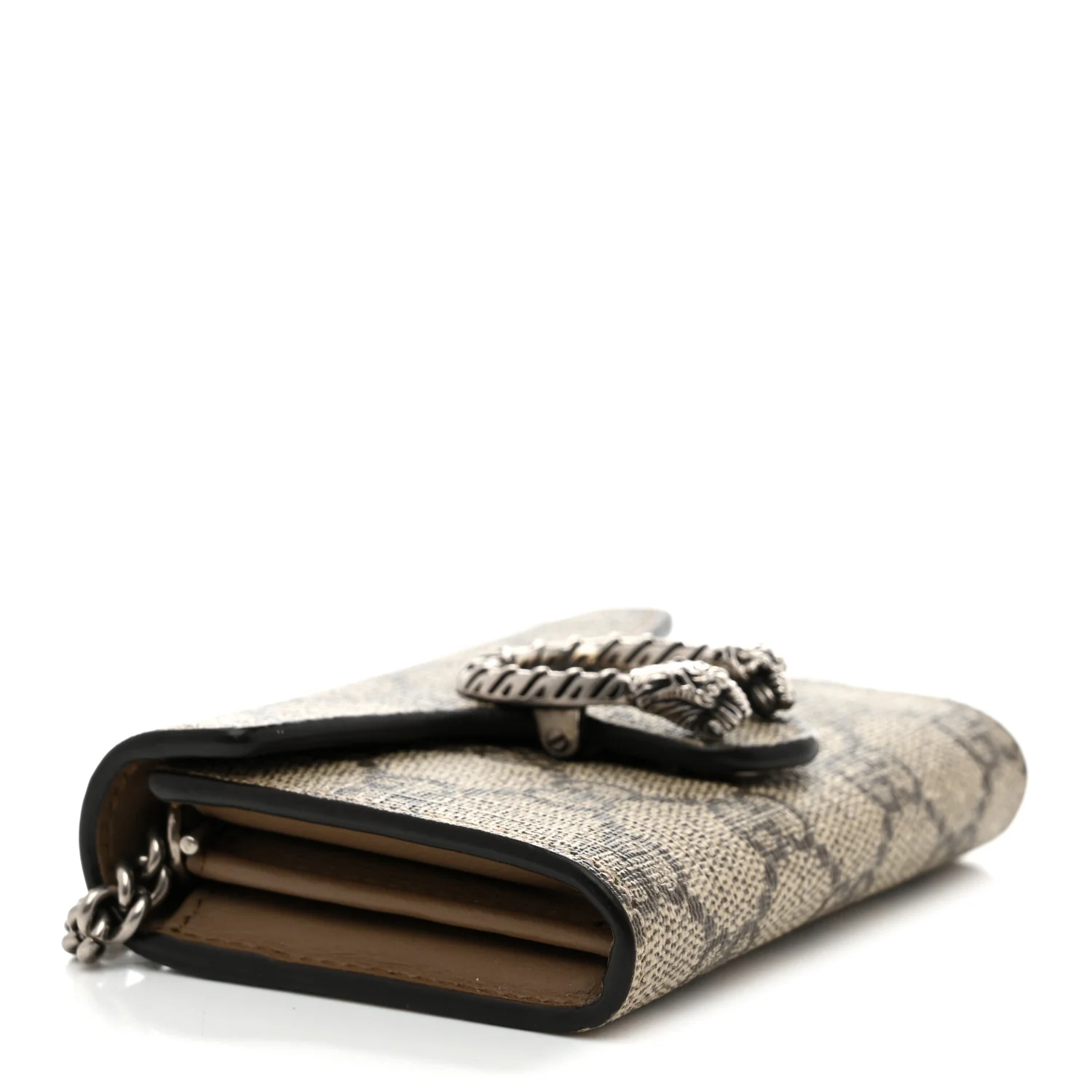 GG Supreme Monogram Dionysus Coin Purse Taupe - Top Club