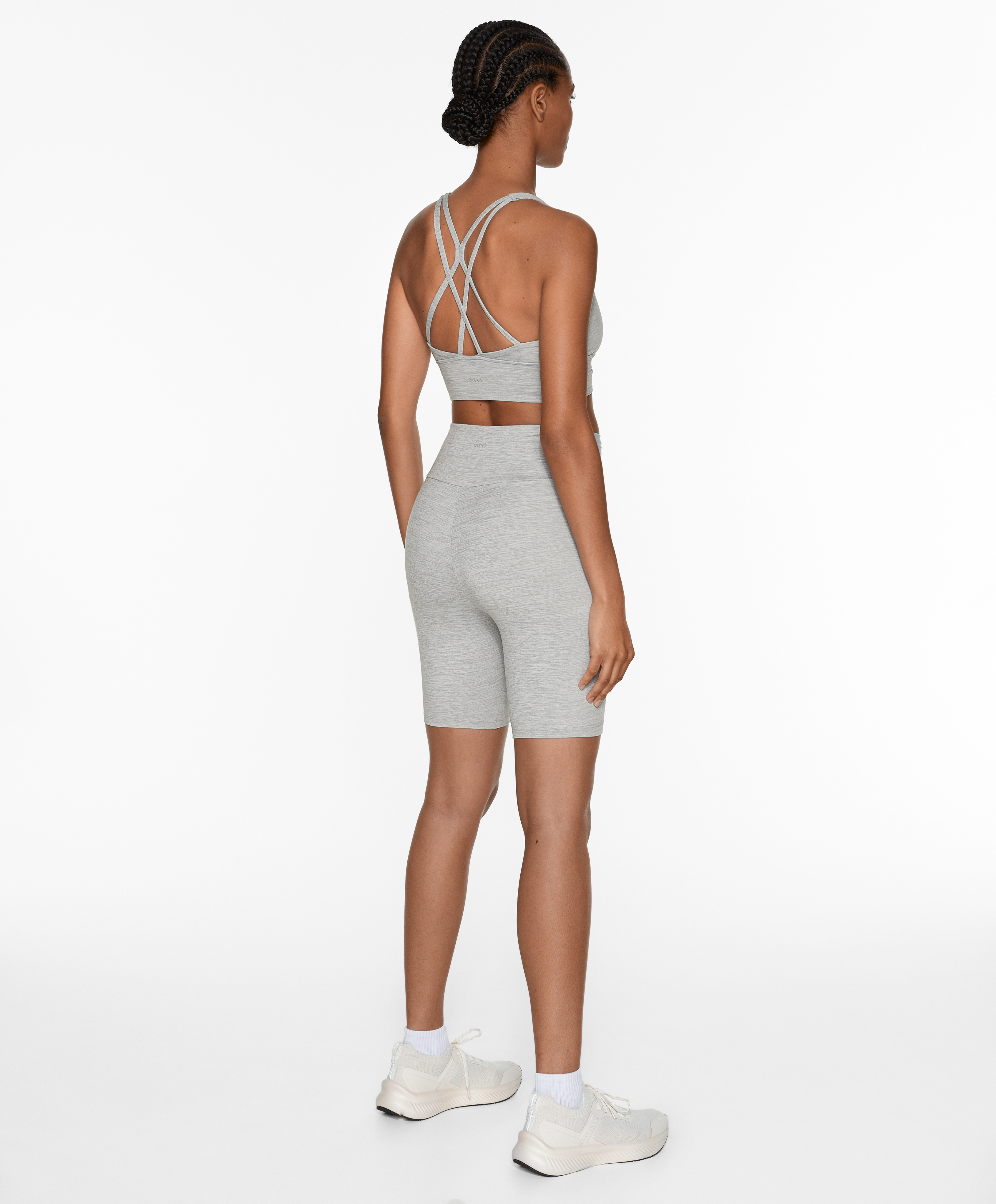 OYSHO Comfortlux high-rise 20cm biker leggings