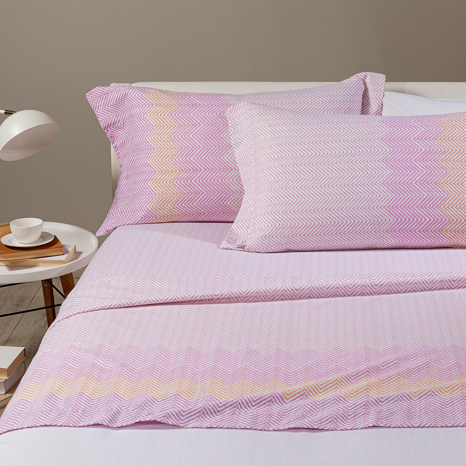 Complete sheets in Flallar French French 2 Federe Corallo Caleffi