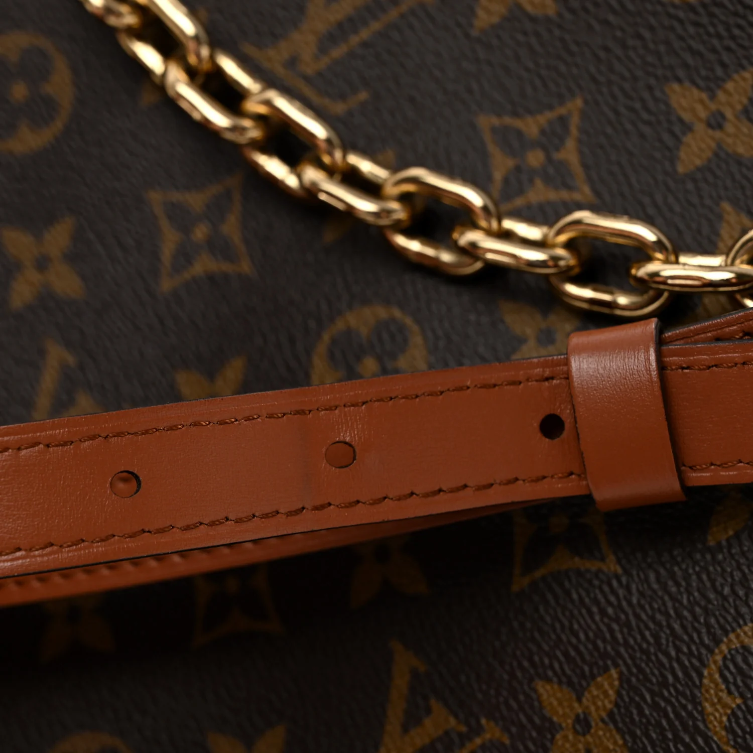 Reverse Monogram Loop Hobo - Top Club