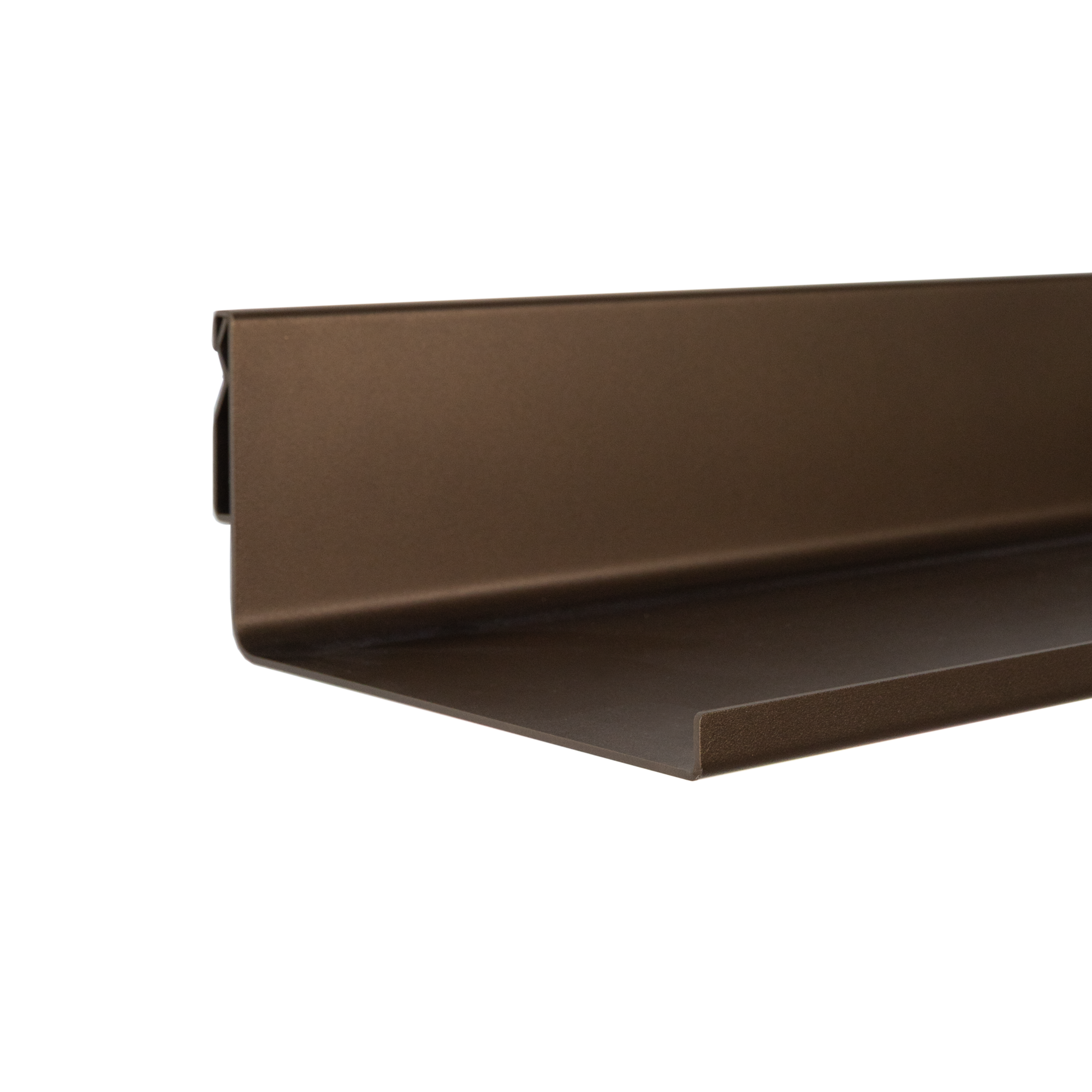 Wandplank 100x15 cm anodic bruin