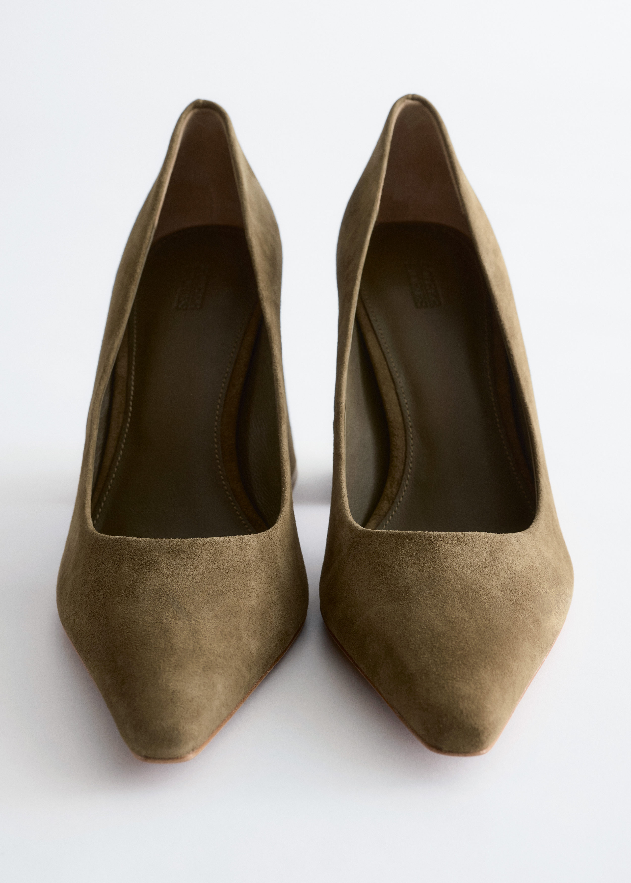 & Other Stories SUEDE BLOCK-HEEL PUMPS