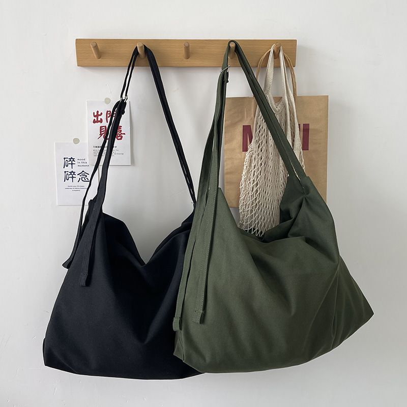 Bao Baigou bags spring large-capacity travel bag versatile shoulder crossbody canvas bag tote bag foreign trade bag for women
