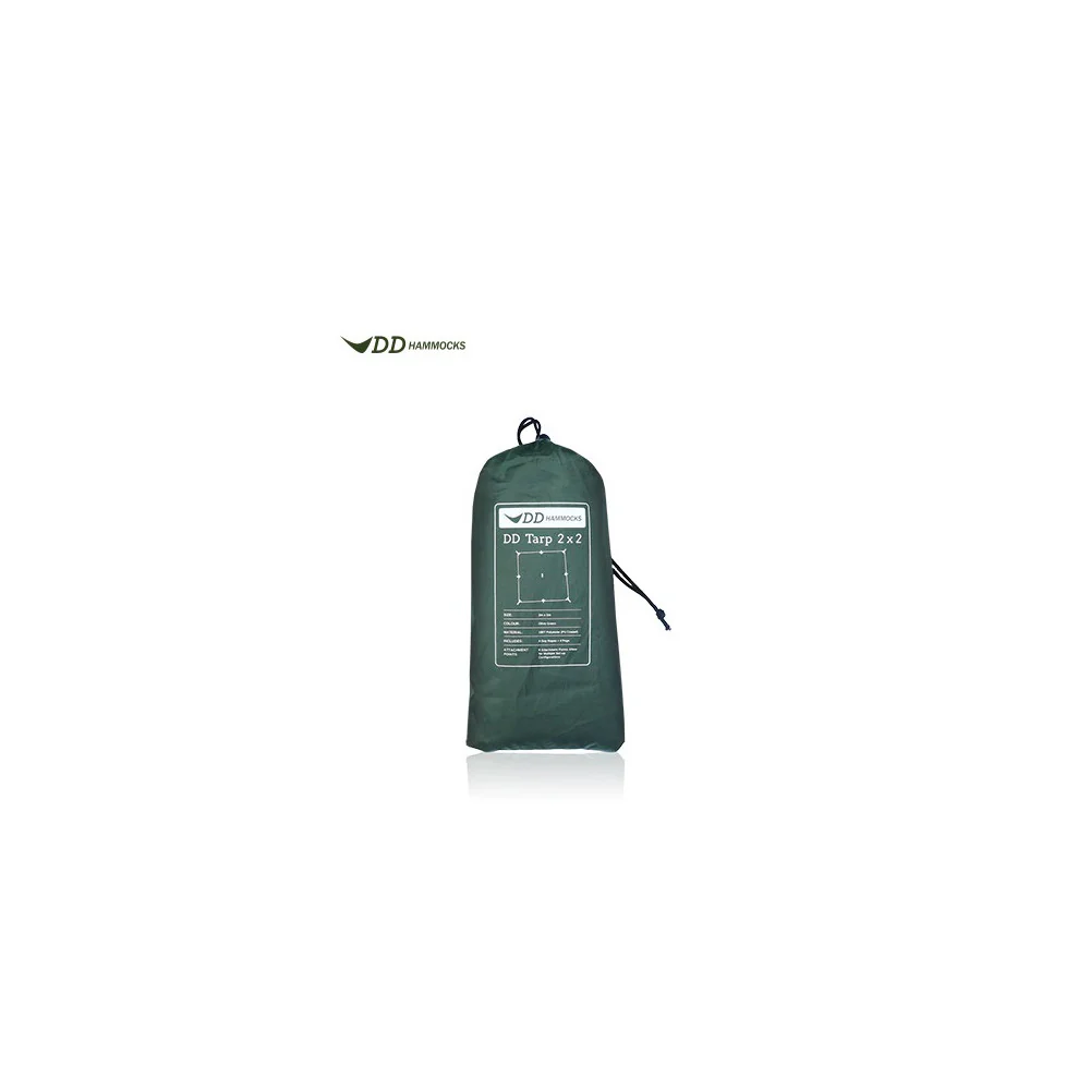 DD Hammock Tarp 2X2 verde oliva - Toldo Bushcraft