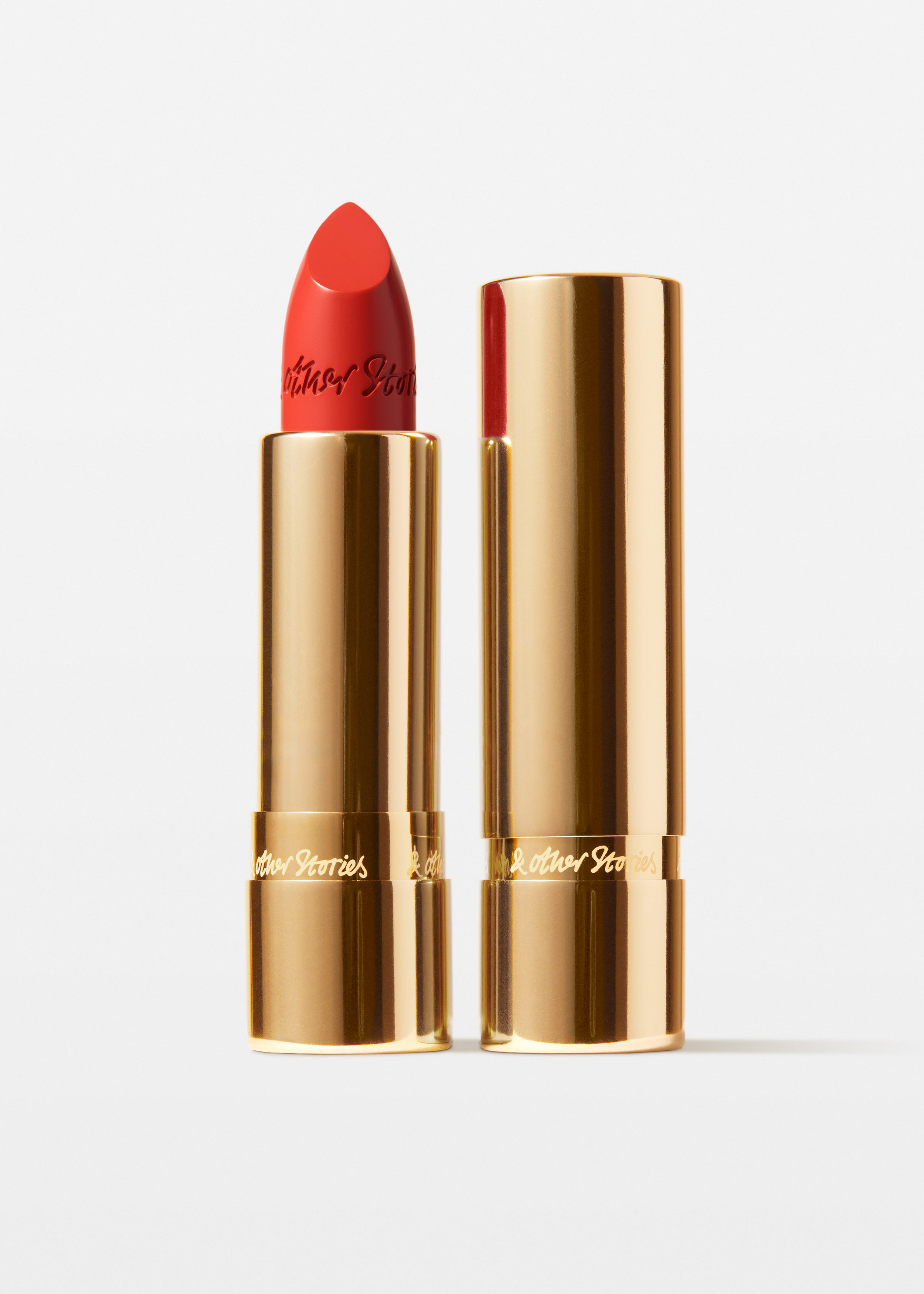 & Other Stories BRIGHT BRICK SATIN LIP COLOUR