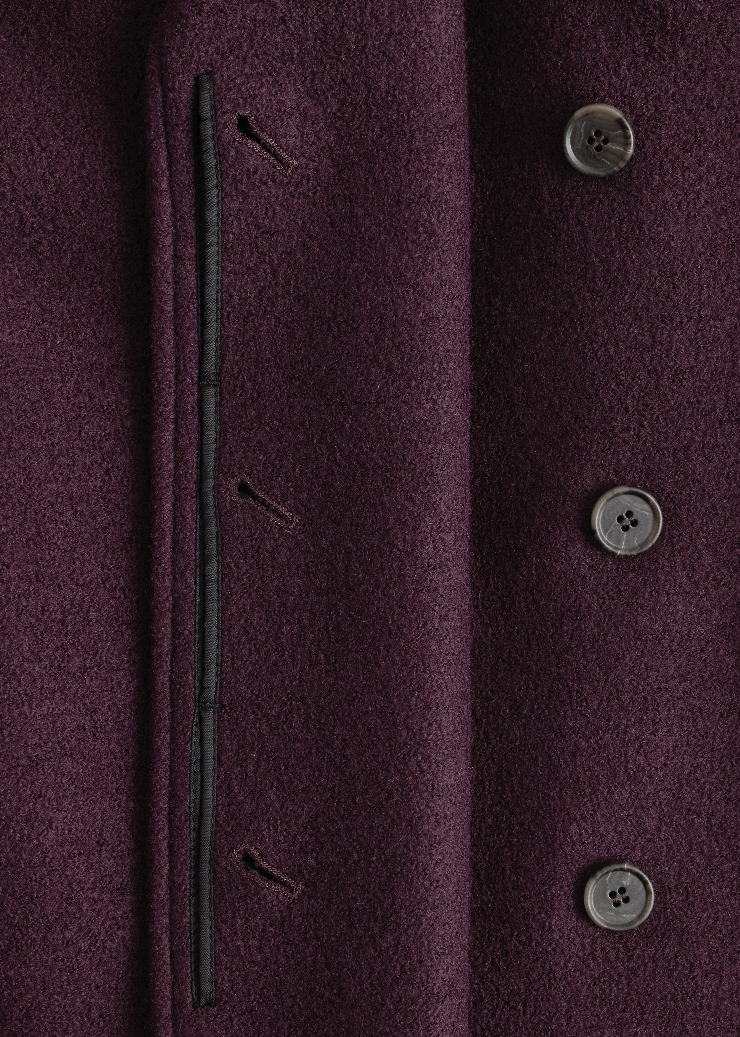 & Other Stories VOLUMINOUS BELTED WOOL COAT
