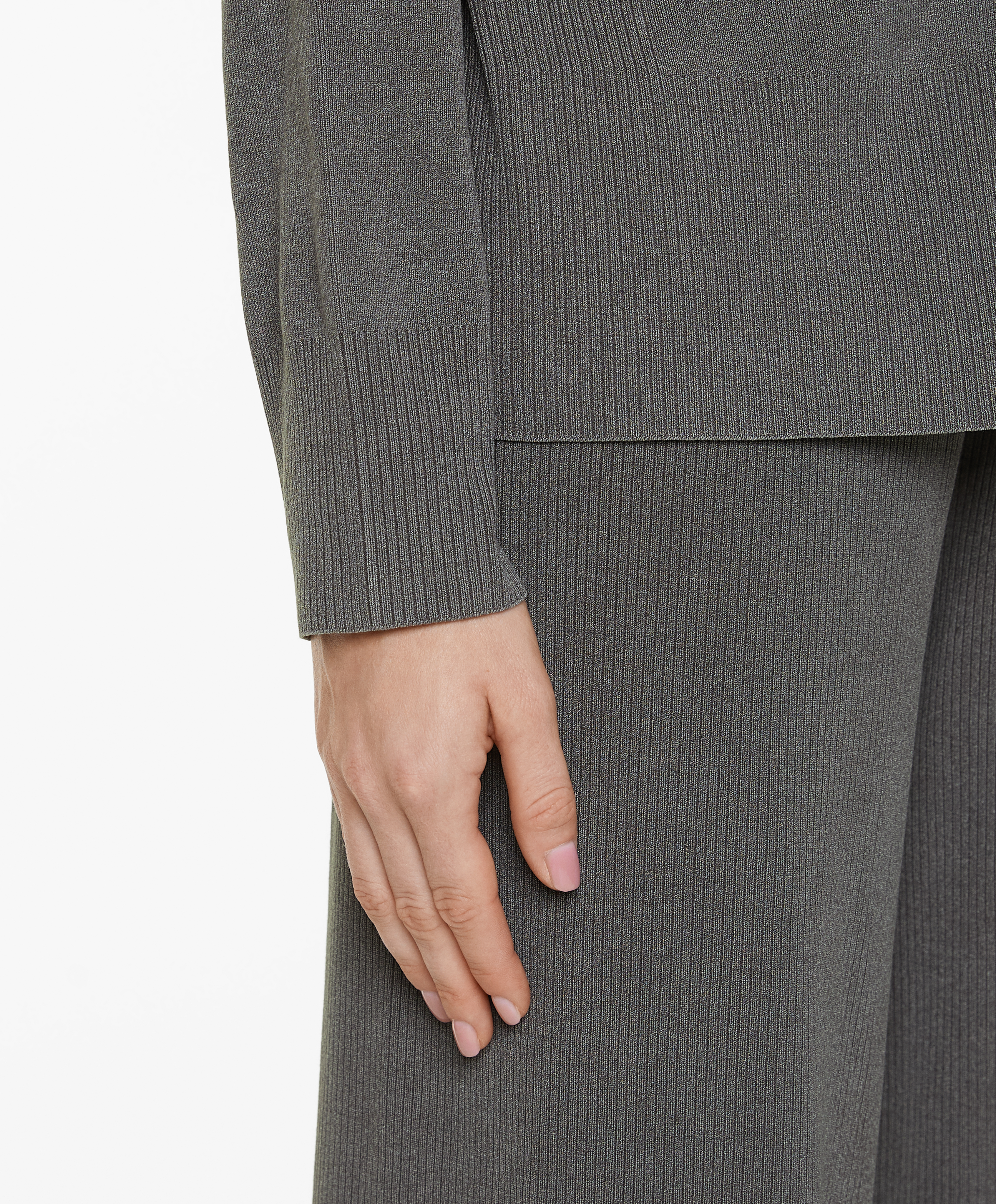 OYSHO Hooded knit sweatshirt