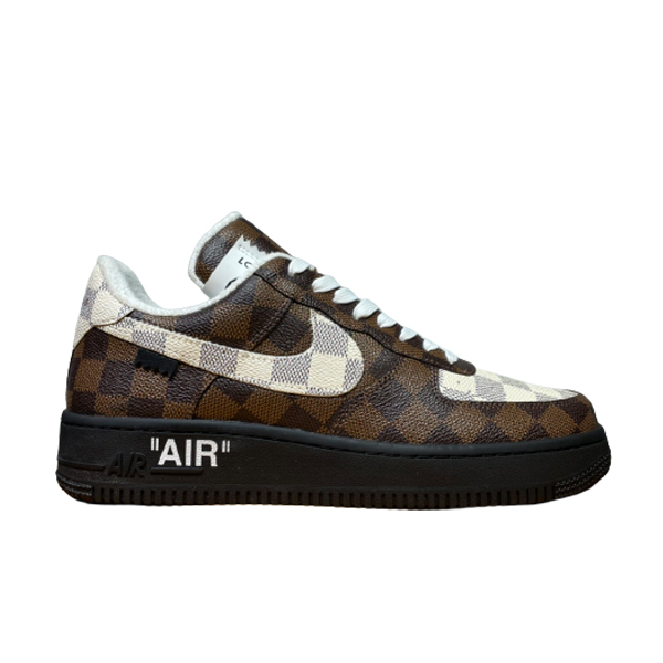 LOUIS VUITTON X NIKE AIR FORCE 1 LOW-TOP SNEAKERS   LVS131 - Sneaker Replica Workshop
