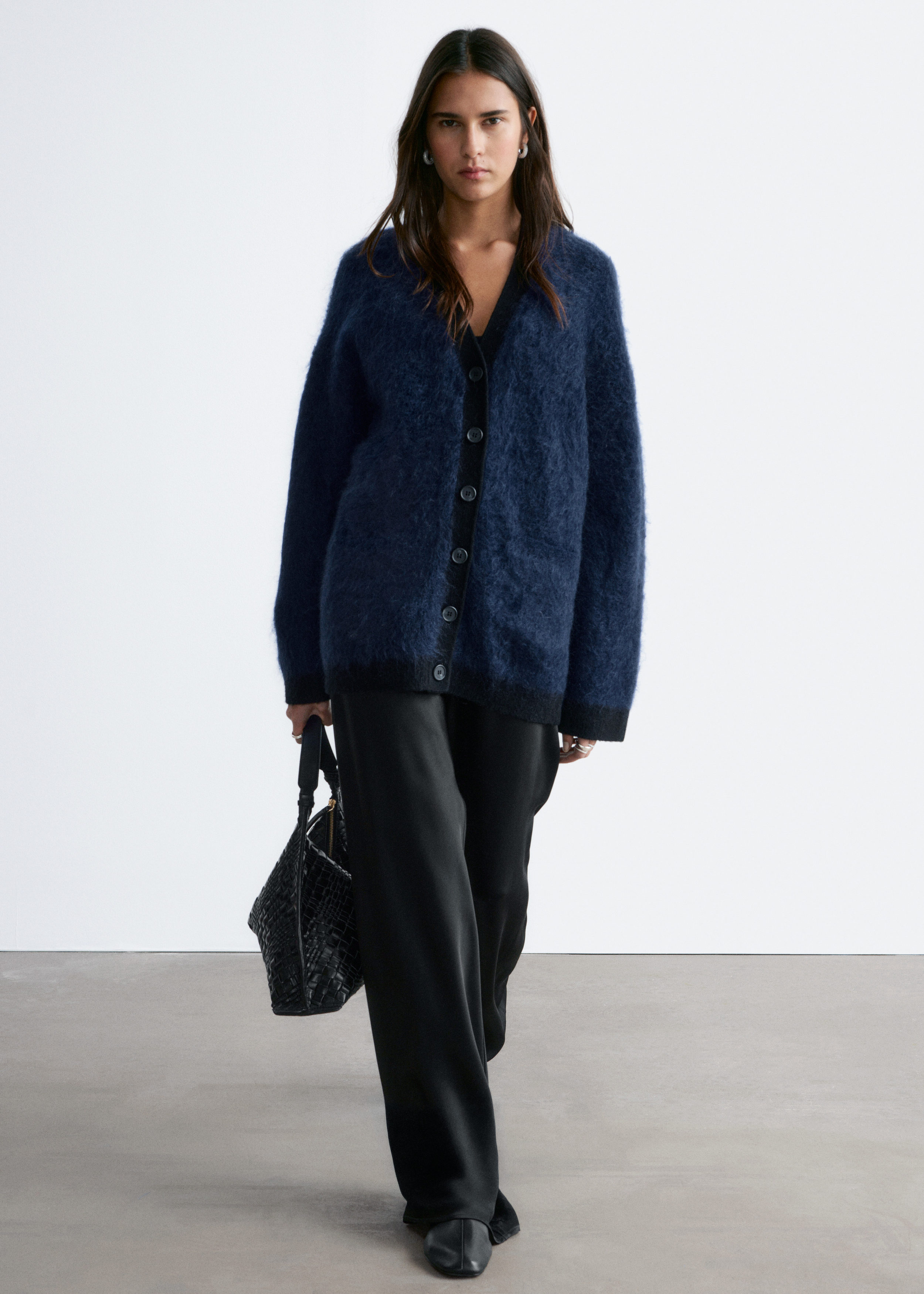 & Other Stories OVERSIZED MOHAIR-BLEND CARDIGAN