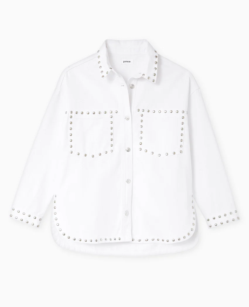Pimkie Veste oversize en toile avec clous