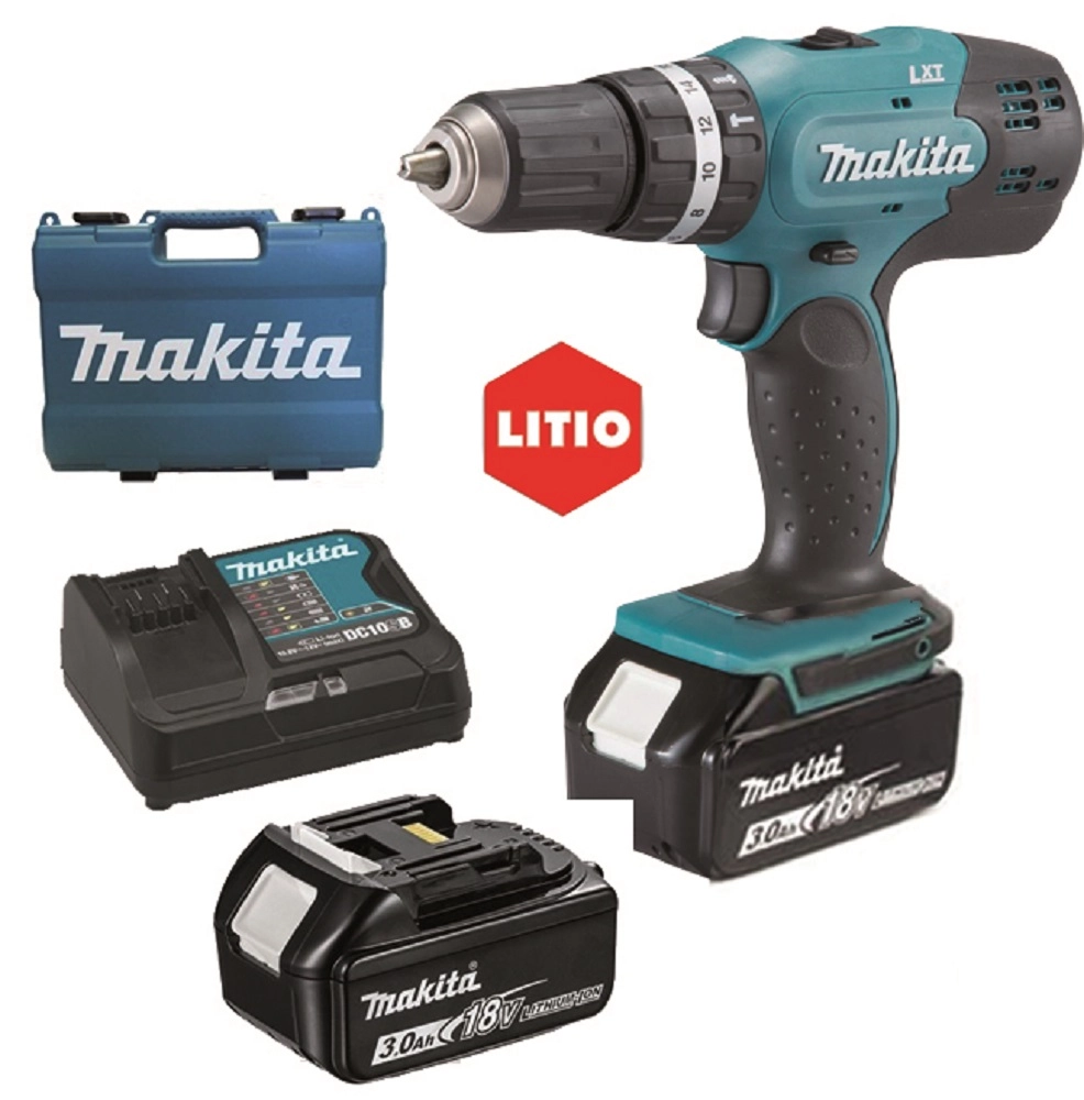 Trapano avvitatore con percussione  D453RFE 18V