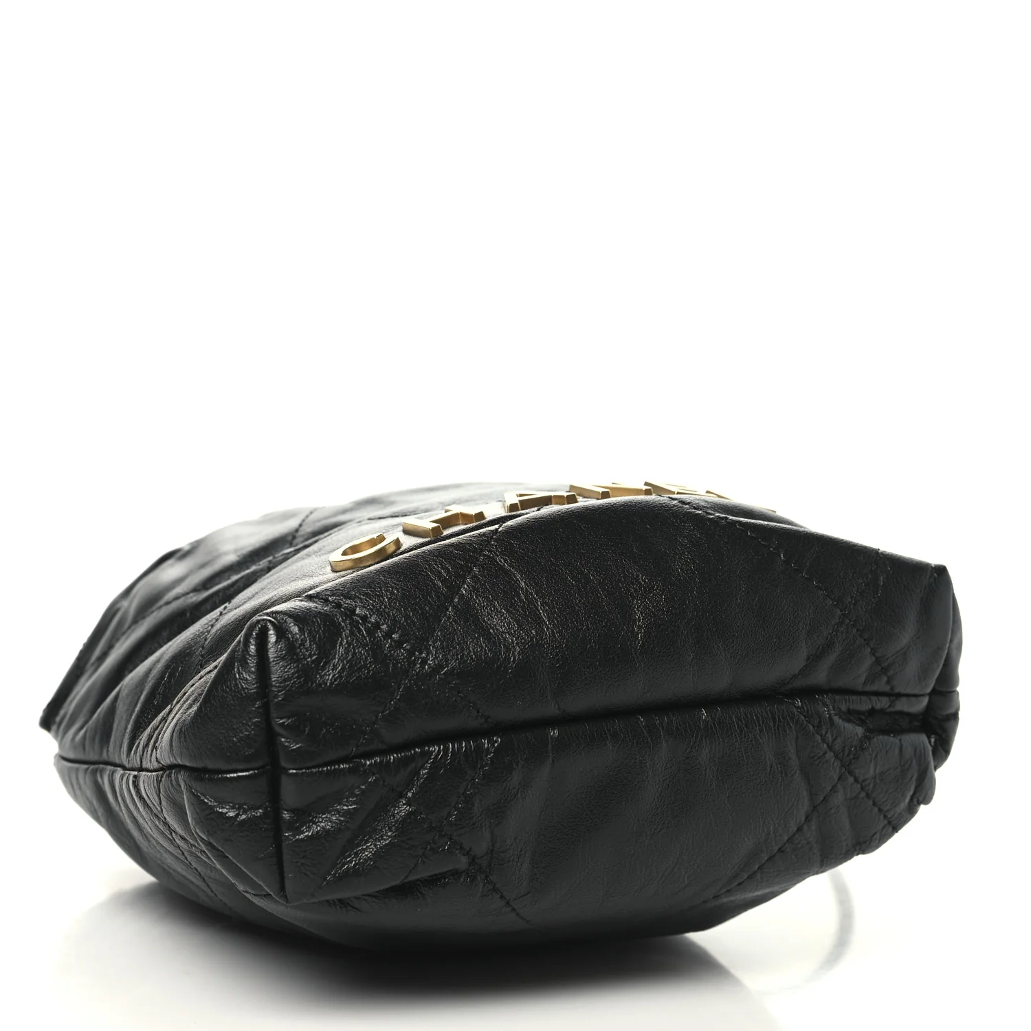 Shiny Calfskin Quilted Mini Chanel 22 Black - Top Club