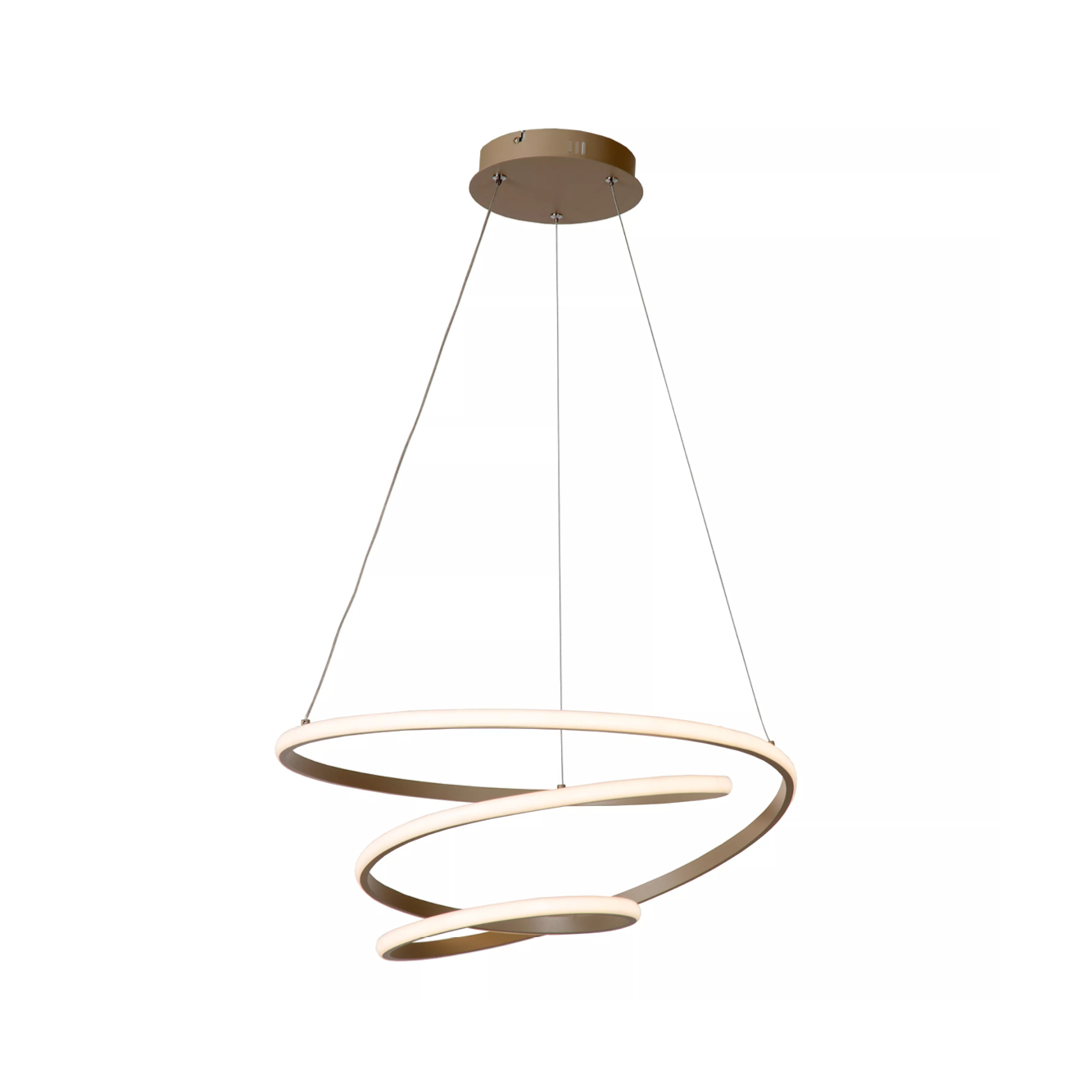 Hanglamp Espiral taupe