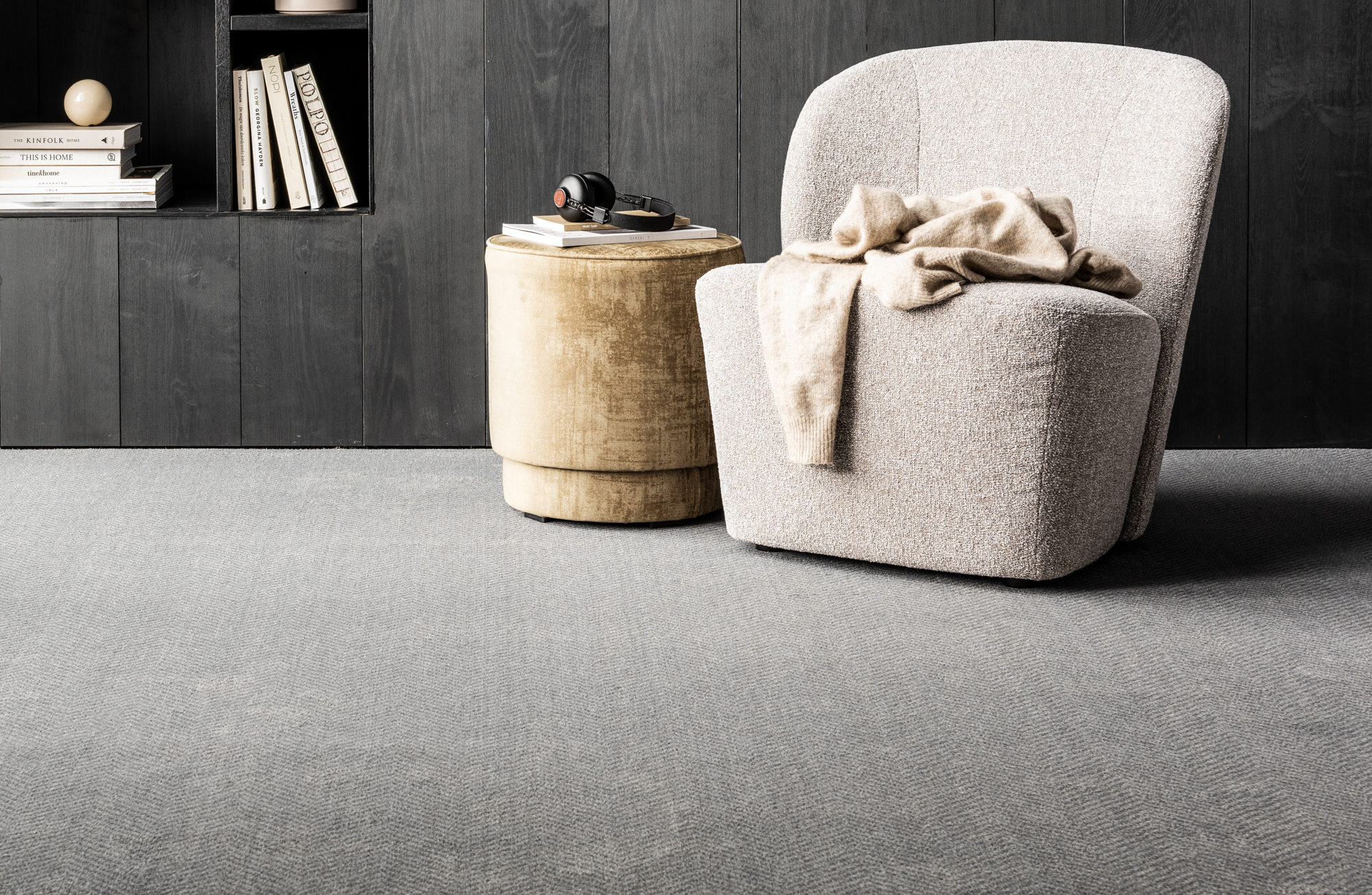 Fauteuil Lofty gemêleerd - Bruin