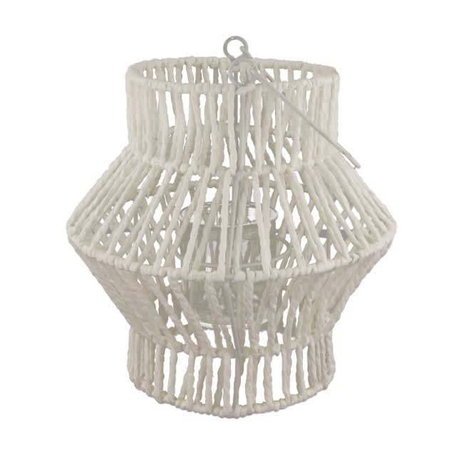 Lantern paper rope white
