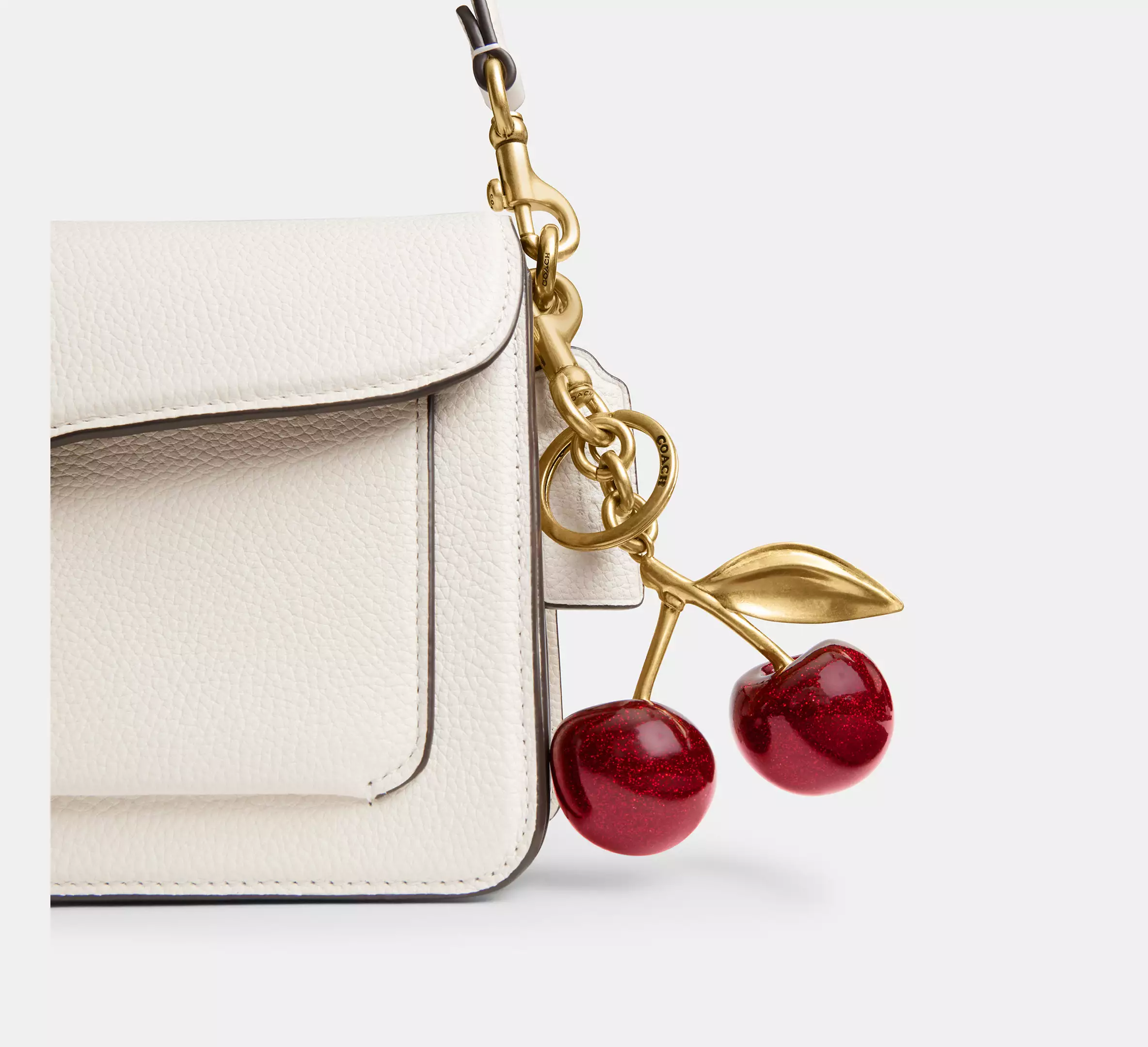 COACH Cherry Bag Charm