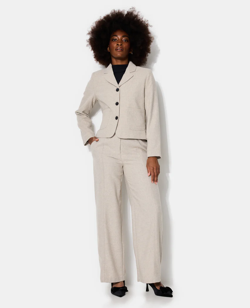 Pimkie Veste blazer cintrée avec laine