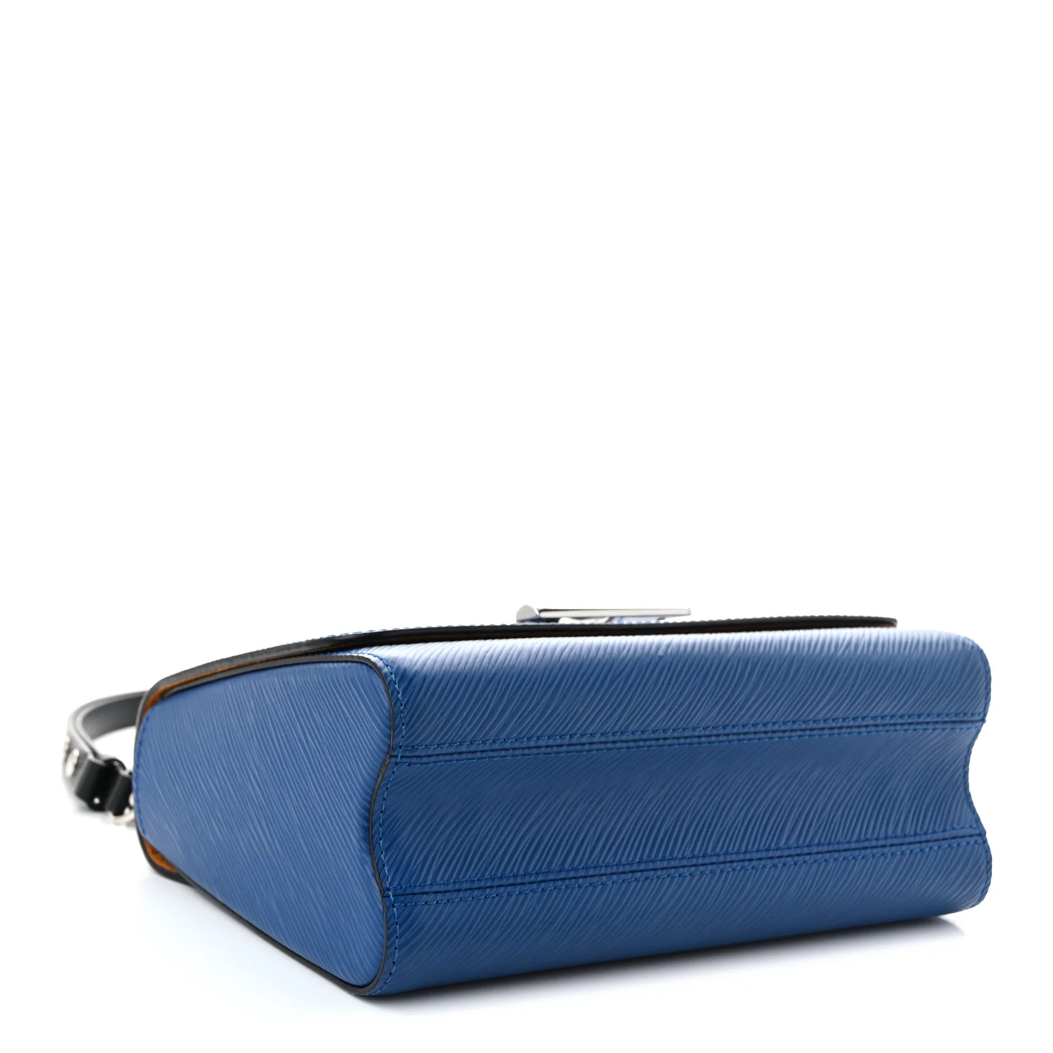 Epi Twist Braided Strap Shoulder Bag MM Bleu Roi - Top Club