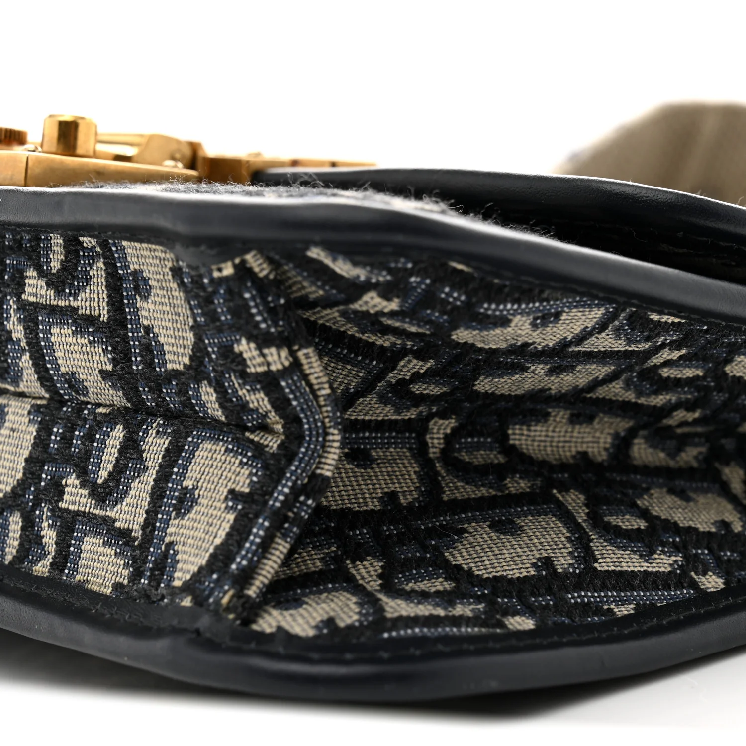 Oblique Small DiorAddict Flap Bag Navy Blue - Top Club