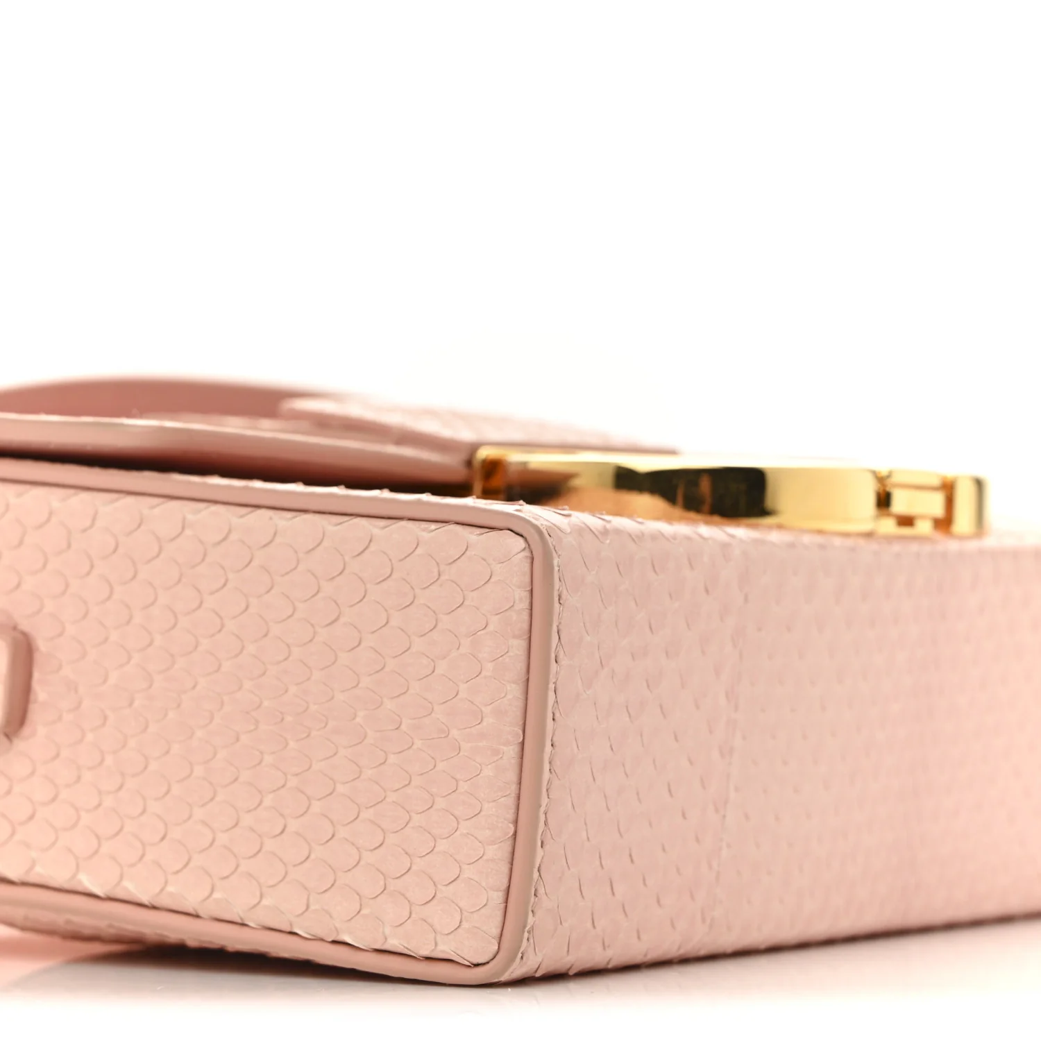 Snakeskin 30 Montaigne Box Bag Rose Clair - Top Club