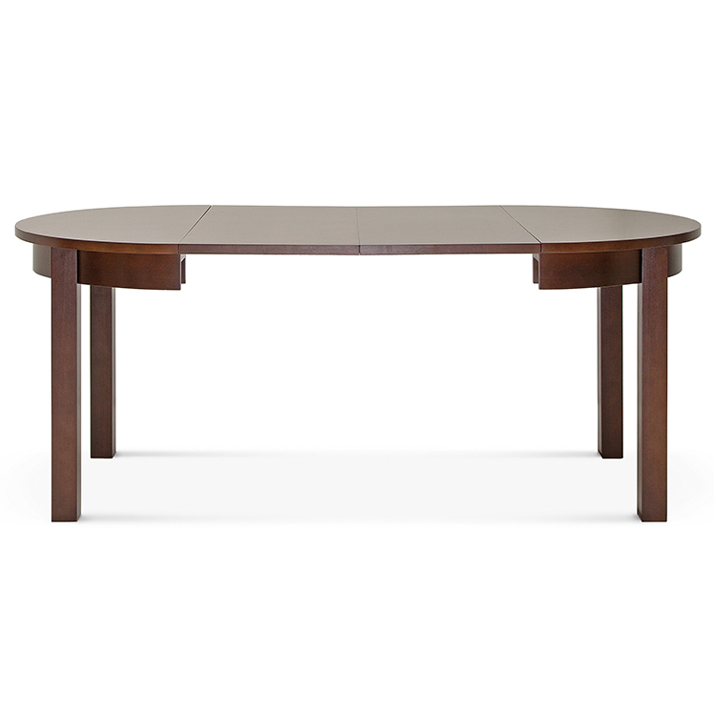 Uitschuifbare eettafel Derek (met verlengstuk) Donkerbruin