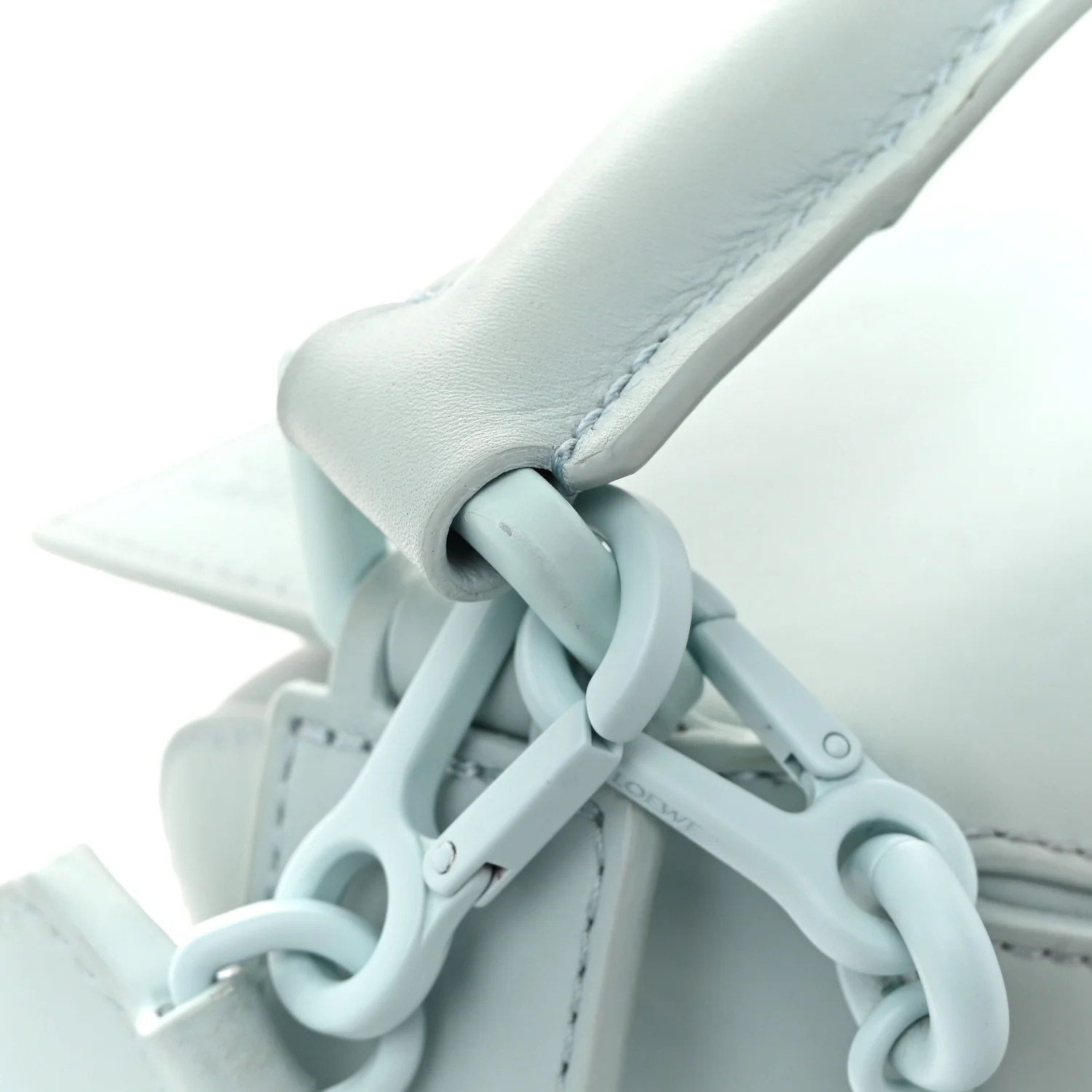 Grained Calfskin Small Puzzle Bag Aquamarine - Top Club