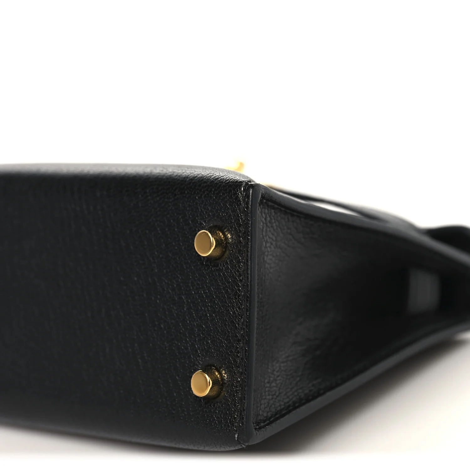Chevre Chamkila Mini Kelly Sellier 20 Black - Top Club