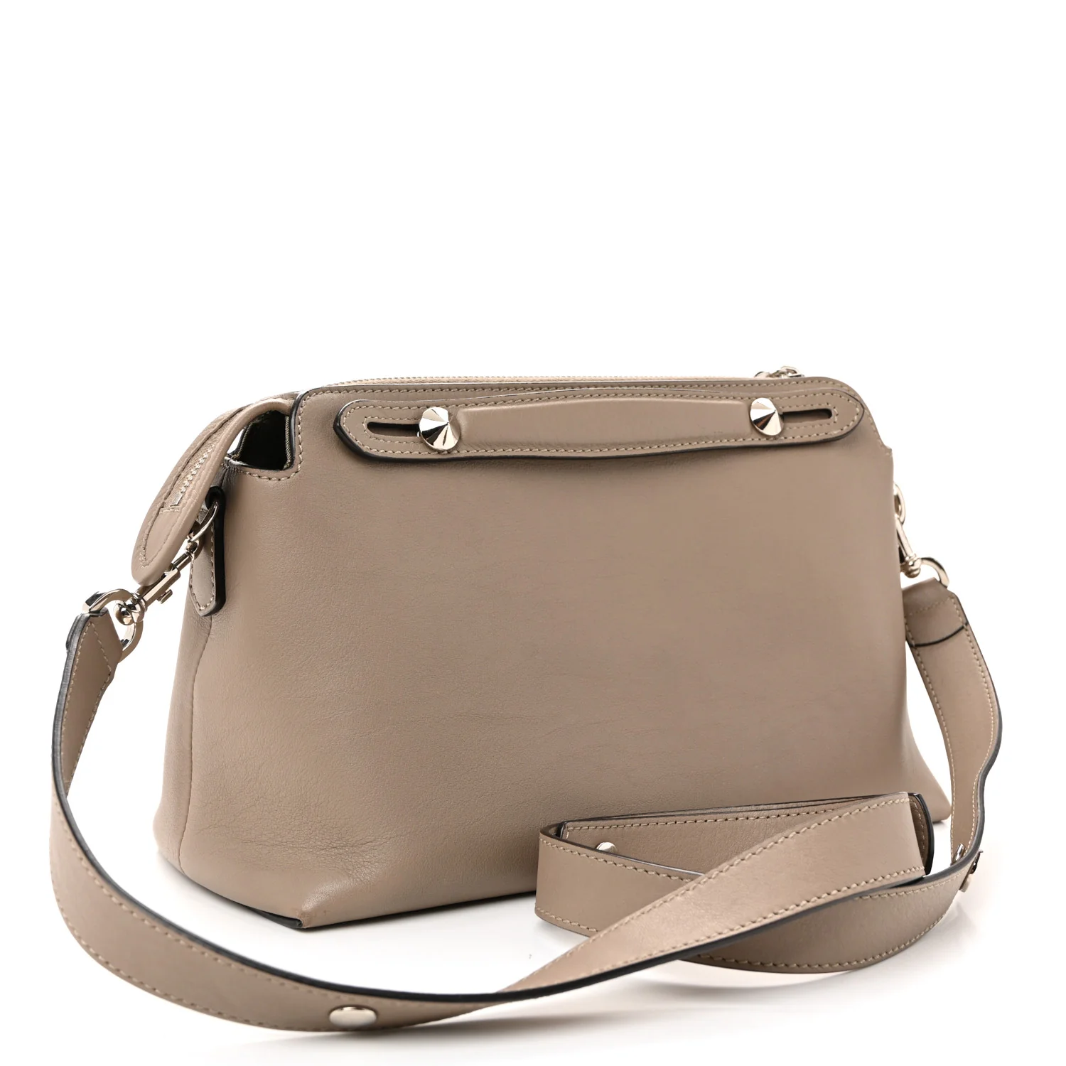 Vitello Dolce Medium By The Way Boston Bag Tortora - Top Club