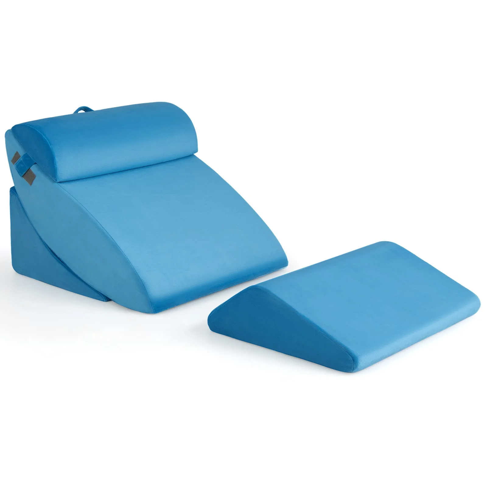 BEFOUNDLOVELY 4 PCS Wedge Pillow Set, Adjustable Memory Foam Incline Pillows with Removable & Washable Cover