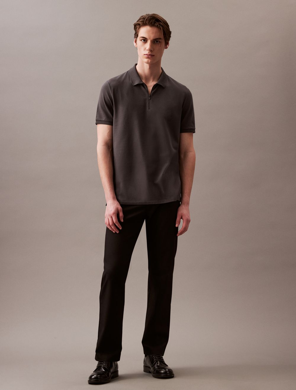 COACH Tech Zip Polo Shirt
