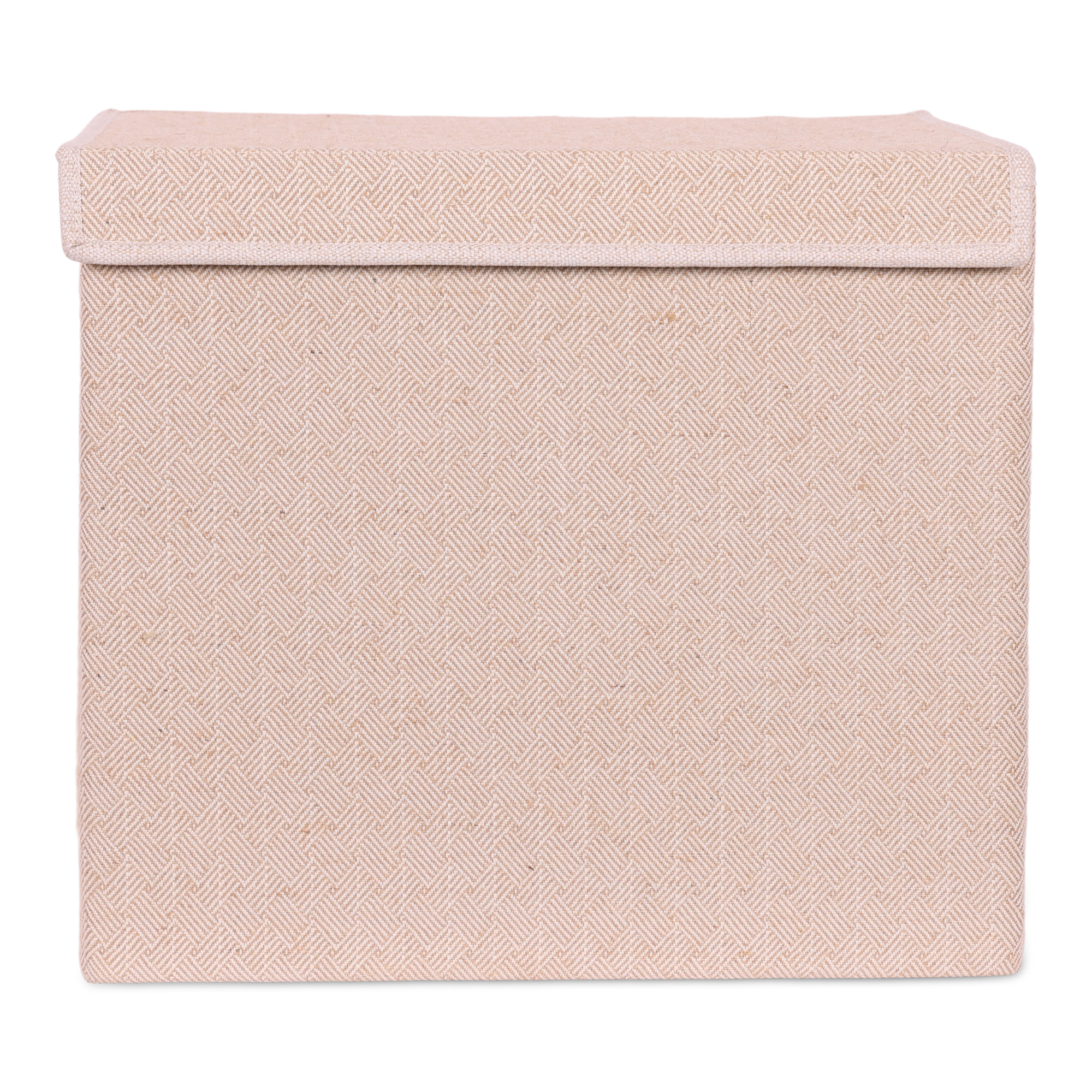Opbergdoos Auri beige square 45x34x40cm