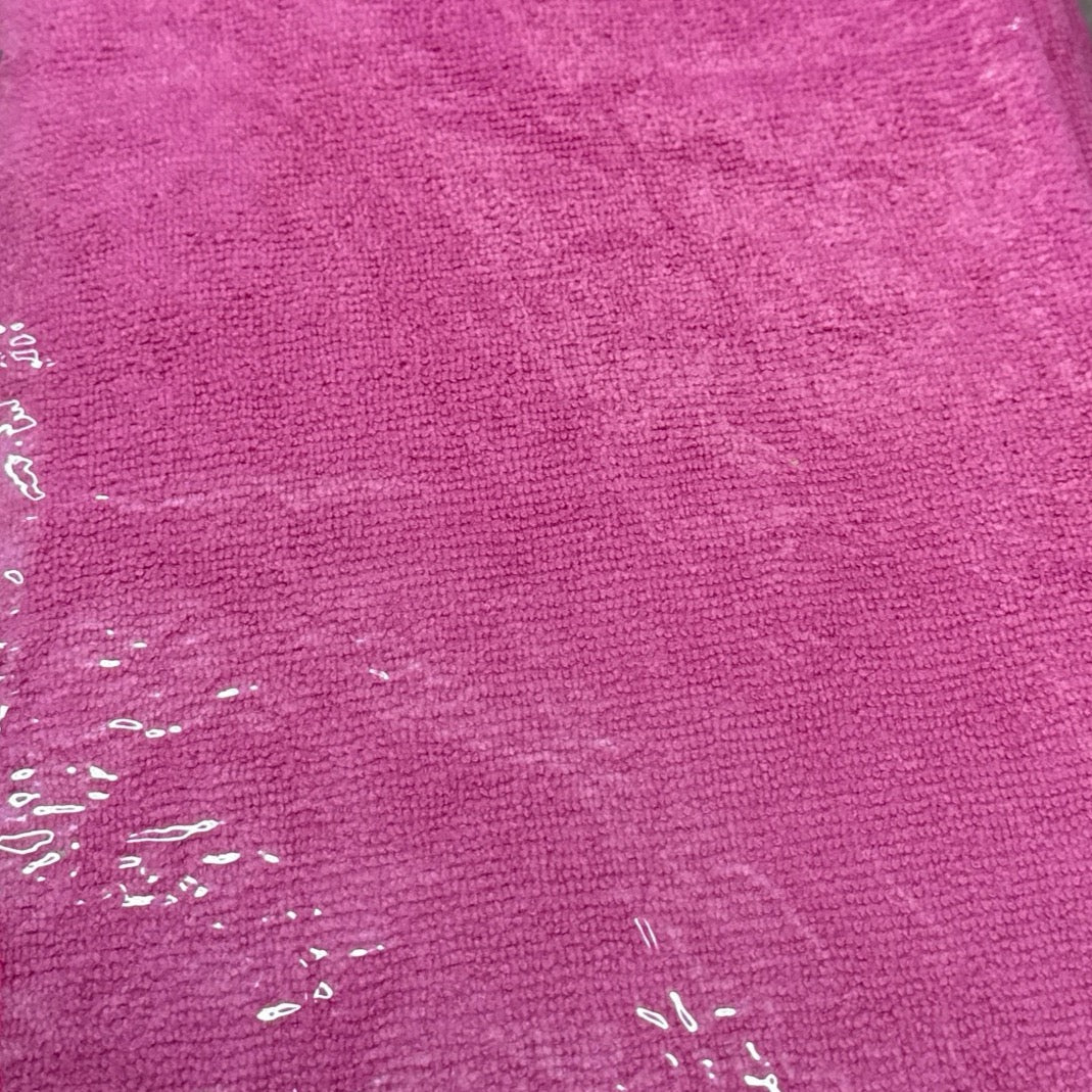 PINK MICROFIBER CLEANING CLOTH (16